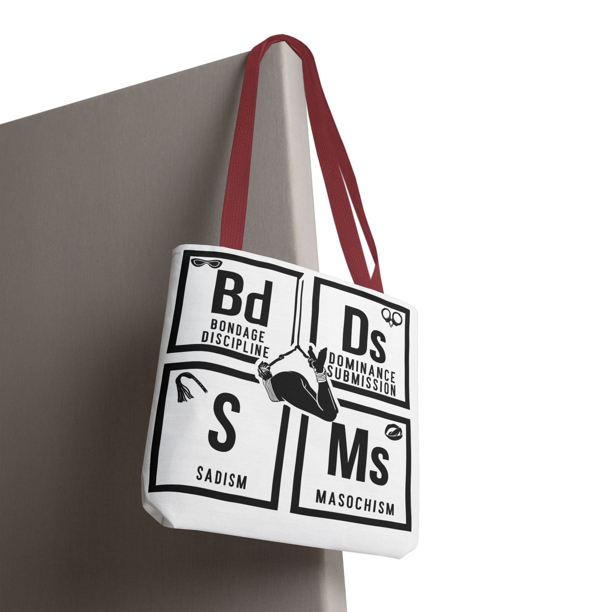 BDSM Elements Tote Bag - Stylish and Edgy Carryall for Fans of Kink Culture