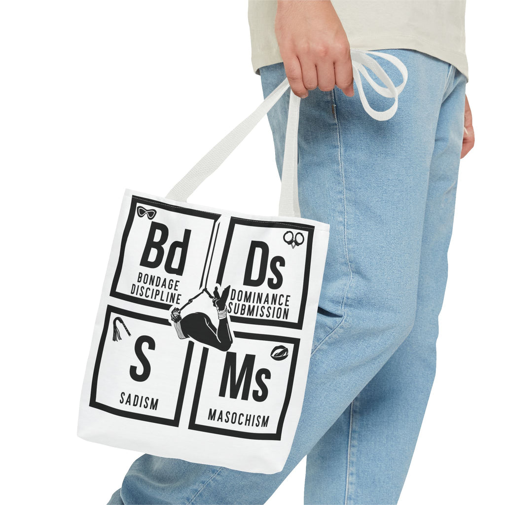 BDSM Elements Tote Bag - Stylish and Edgy Carryall for Fans of Kink Culture