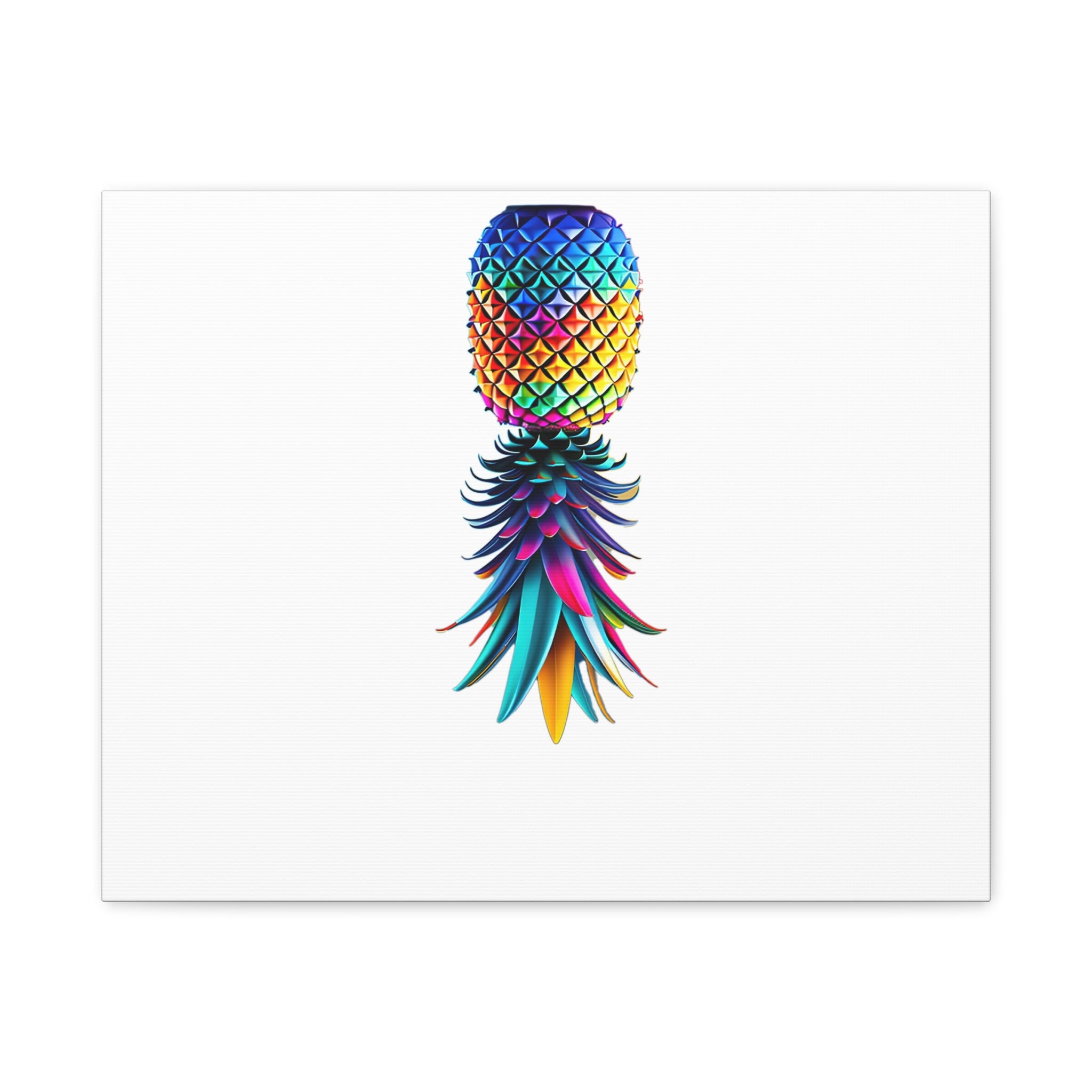 Canvas Print - Colorful Upside Down Pineapple