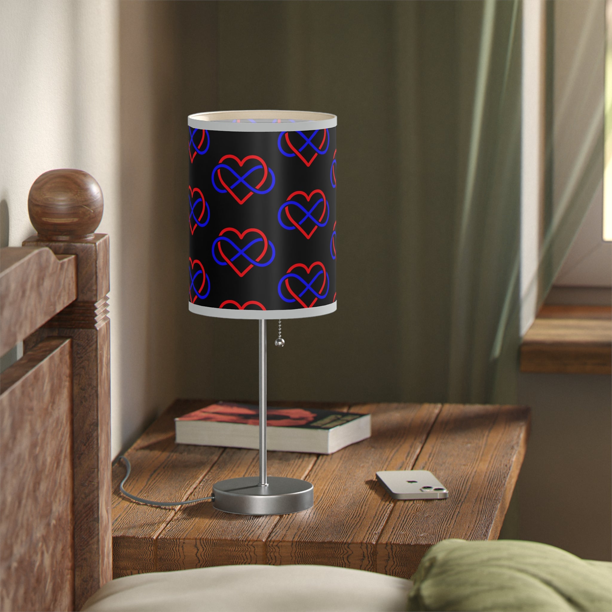 Modern Heart Pattern Table Lamp - Decorative Night Light for Home & Office