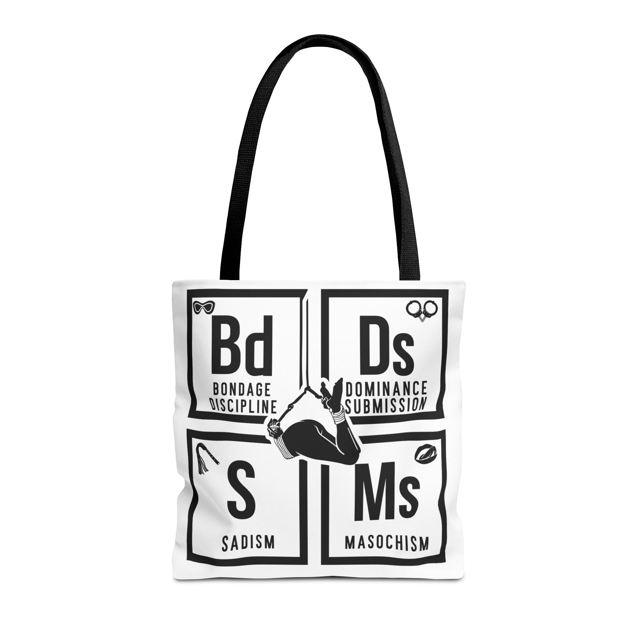 BDSM Elements Tote Bag - Stylish and Edgy Carryall for Fans of Kink Culture