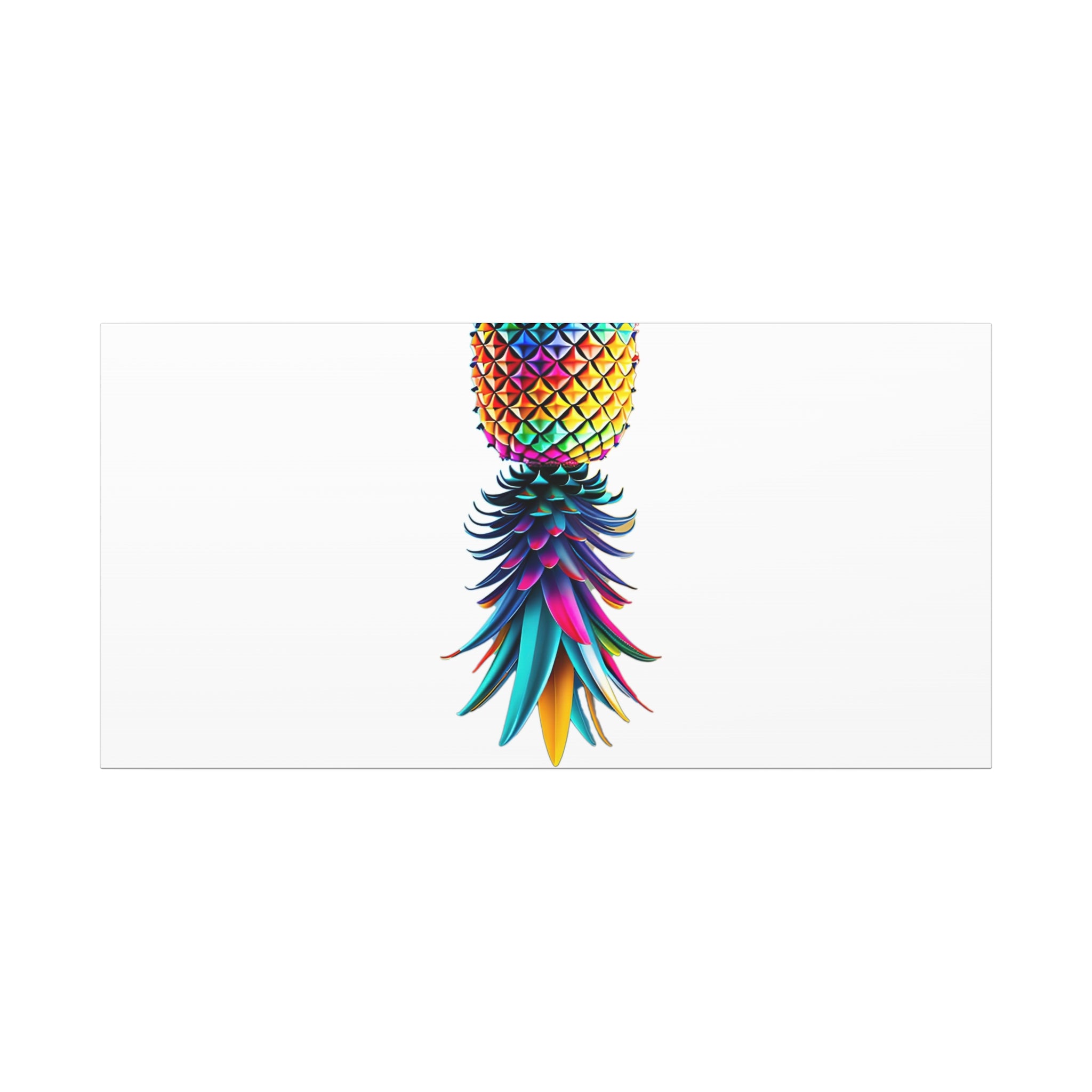 Canvas Print - Colorful Upside Down Pineapple