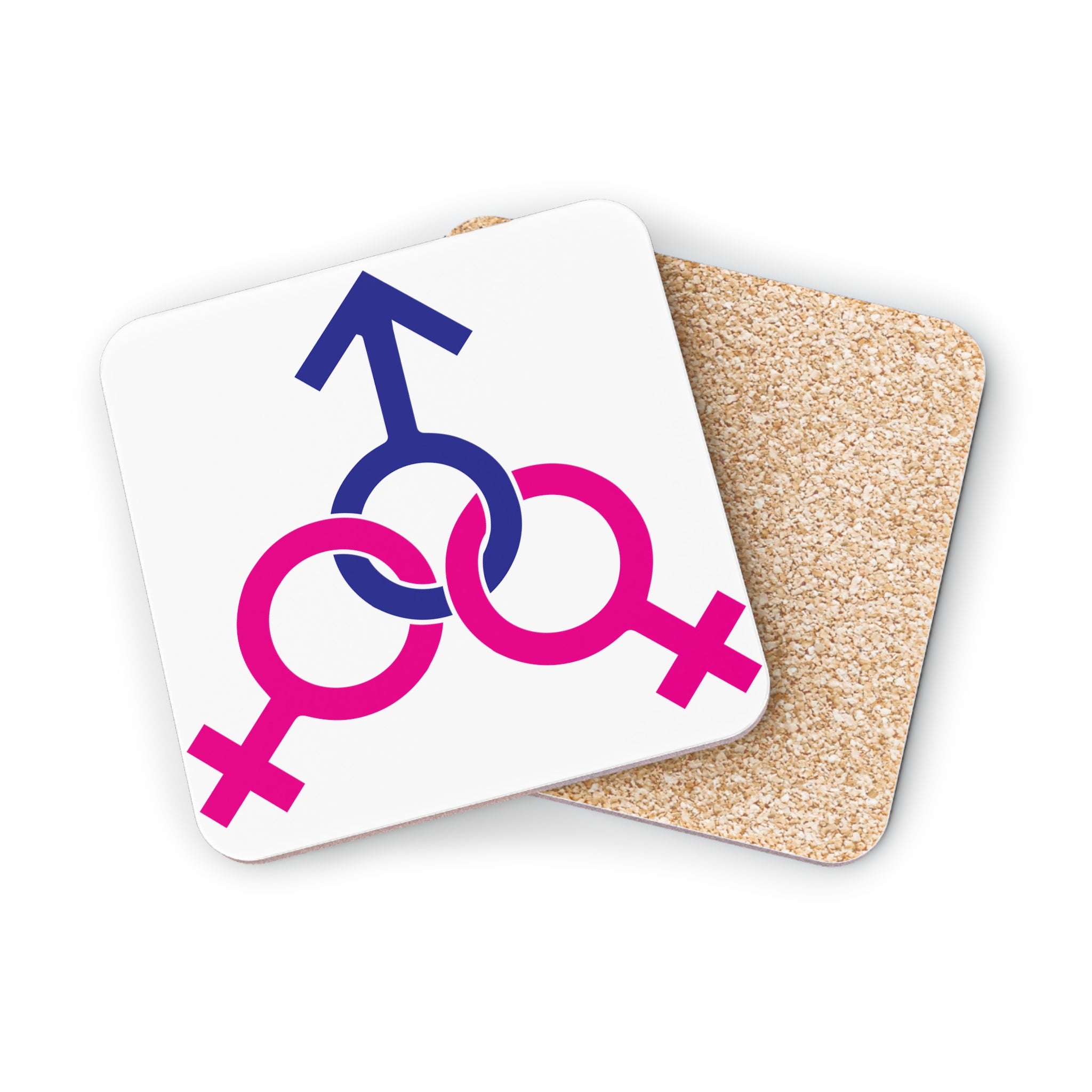 Coasters - Female, Female, and Male Threesome Set