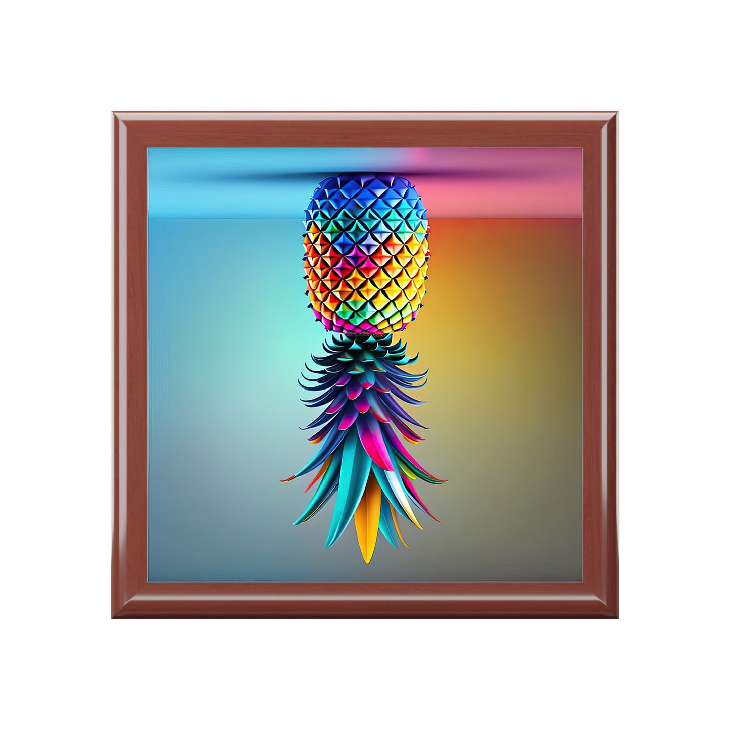 Colorful Pineapple Jewelry Box