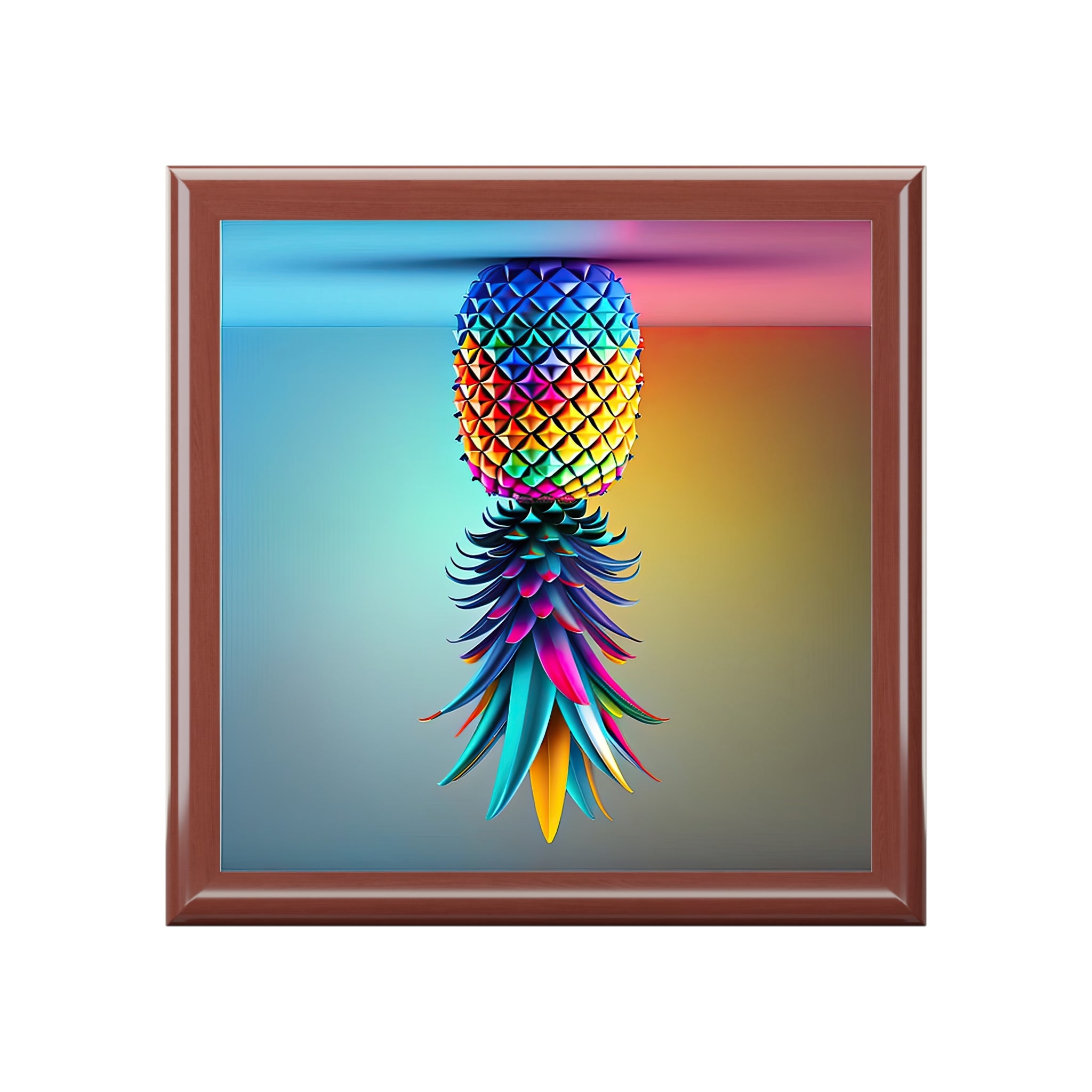 Colorful Pineapple Jewelry Box