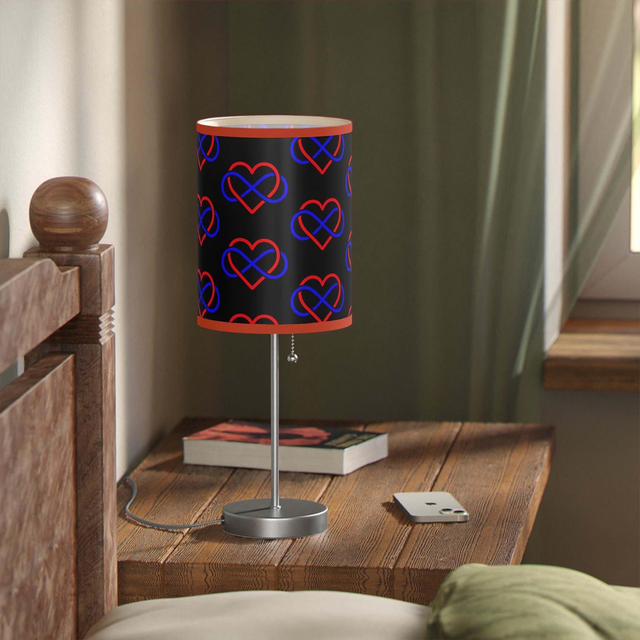 Modern Heart Pattern Table Lamp - Decorative Night Light for Home & Office