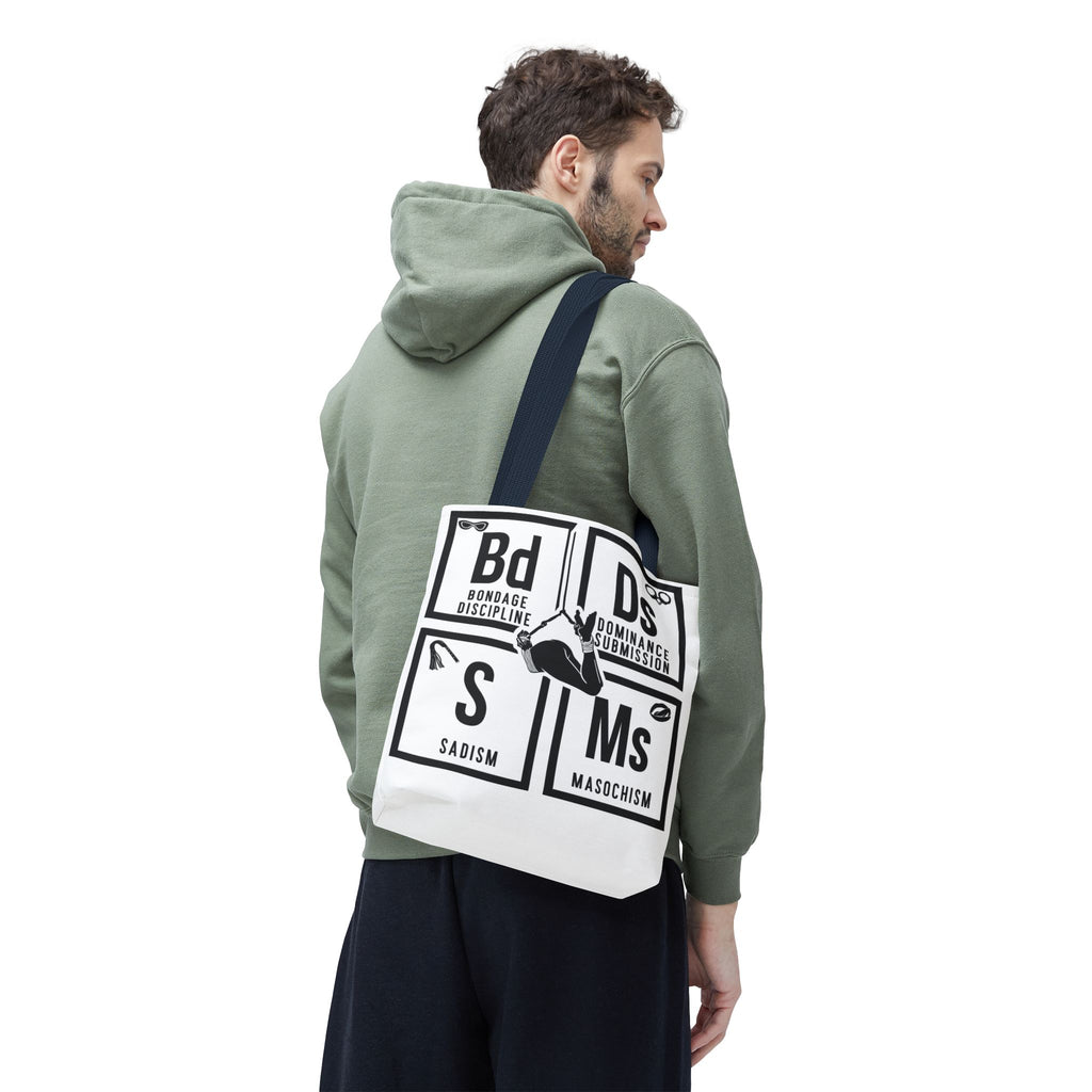 BDSM Elements Tote Bag - Stylish and Edgy Carryall for Fans of Kink Culture