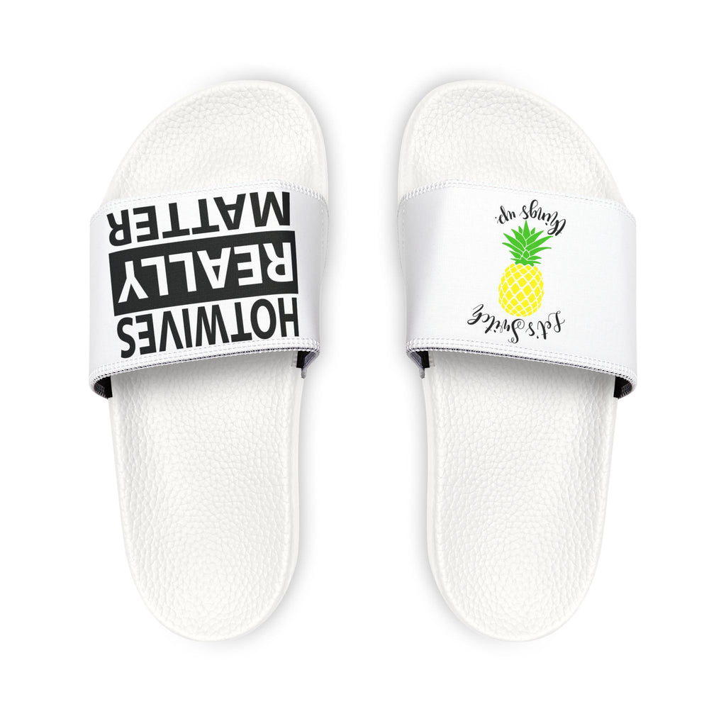 Pineapple Print Women's Slides - Fun Summer Sandals for Casual Outings
