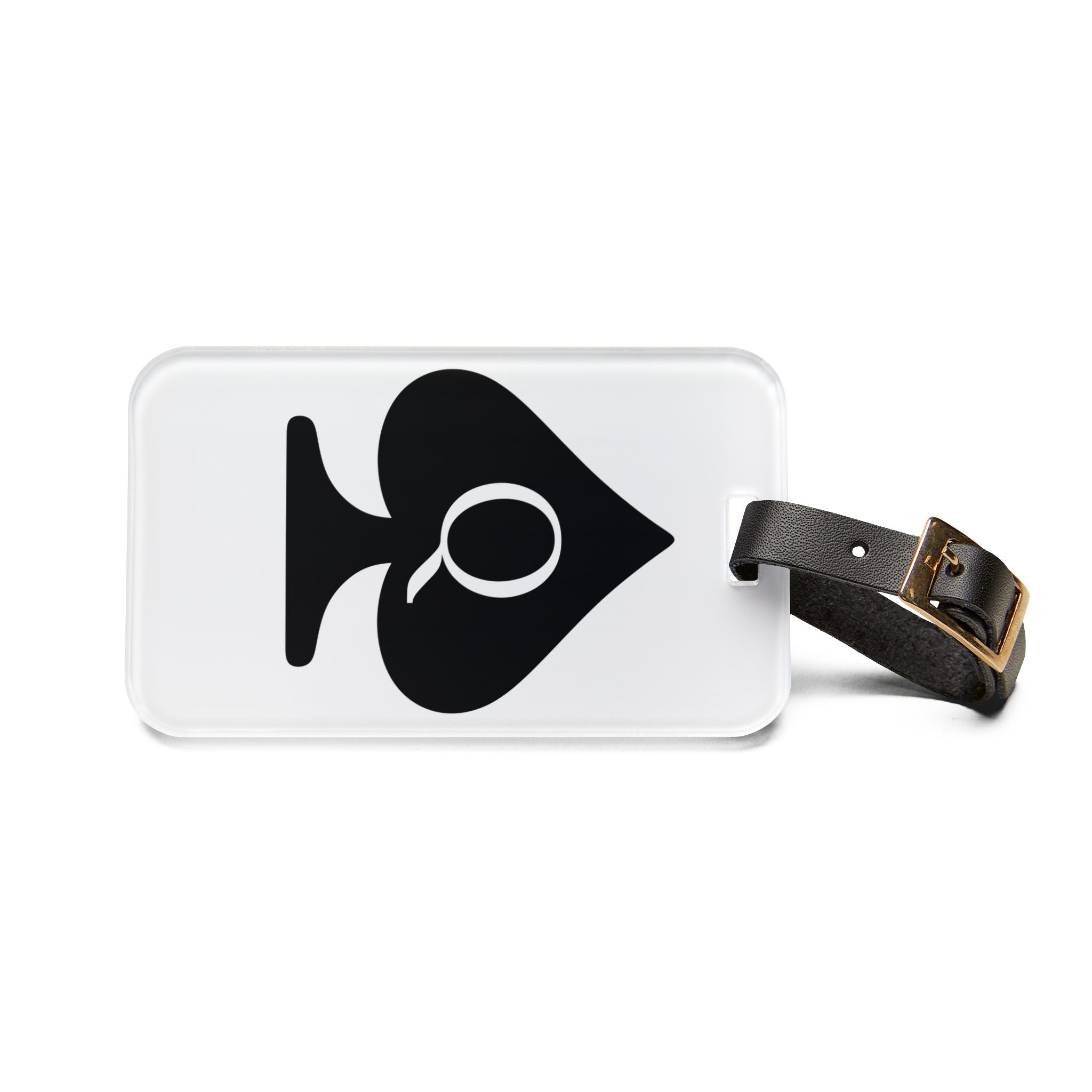 Stylish Queen of Spades Luggage Tag - Chic Travel Accessory