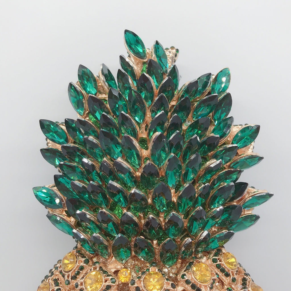 Pineapple Diamond Dinner Bag Fruit Party Banquet Full Diamond Handheld Bag