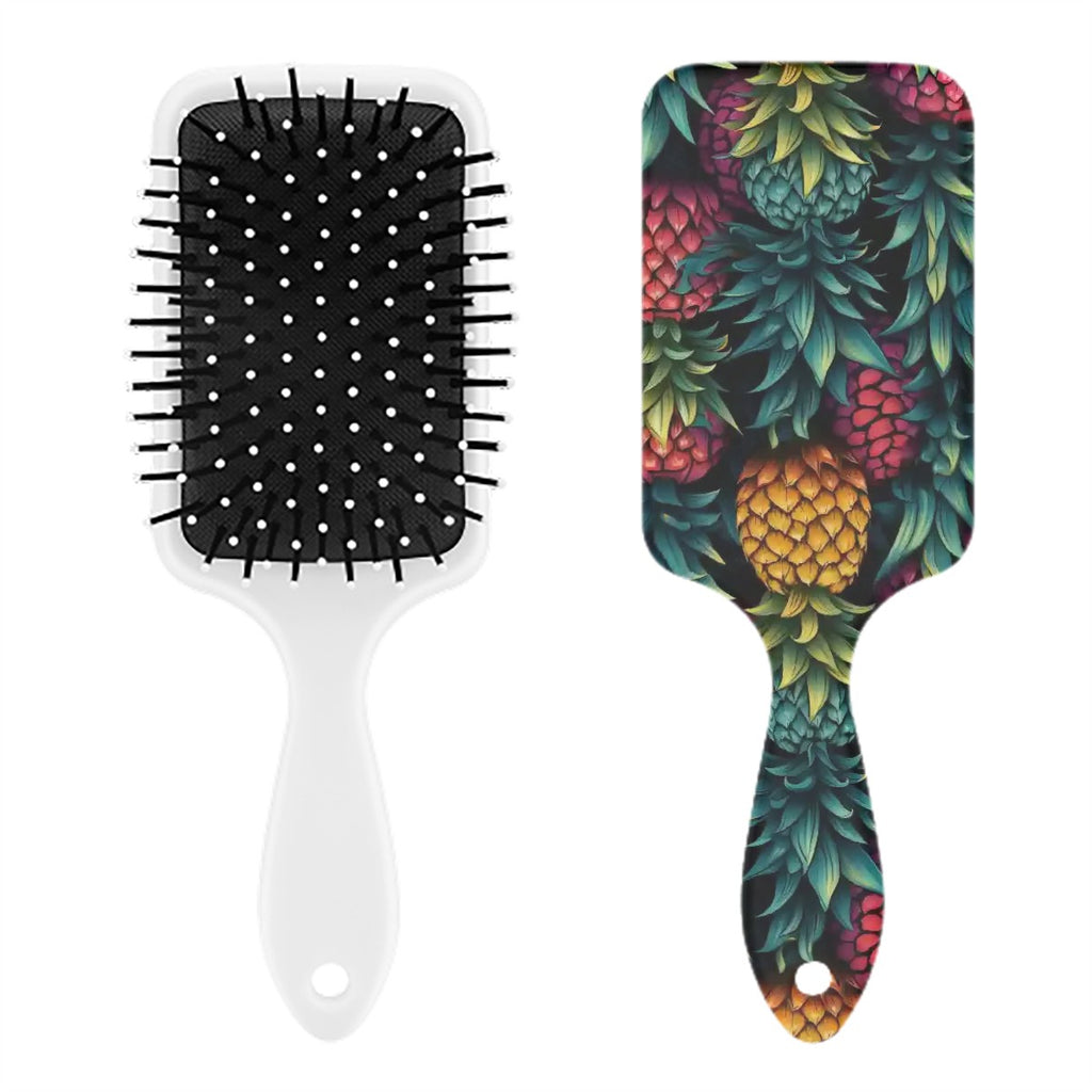 Colorful Upside-Down Pineapple Air Cushion Hair Brush