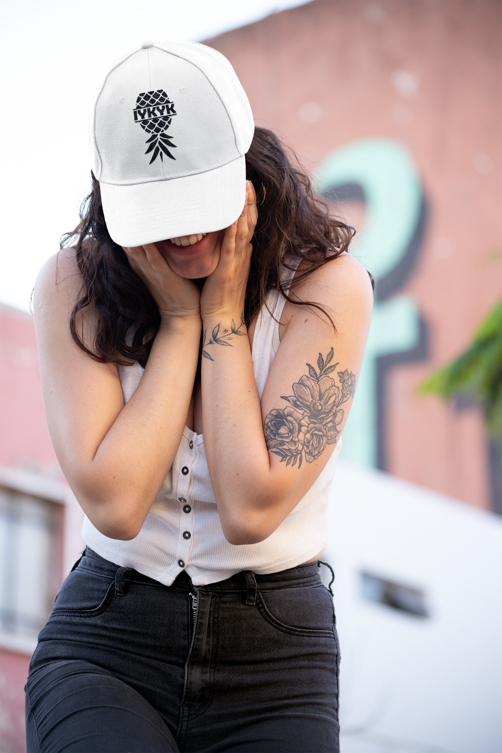 IYKYK Classic Dad Cap - Stylish Pineapple Design