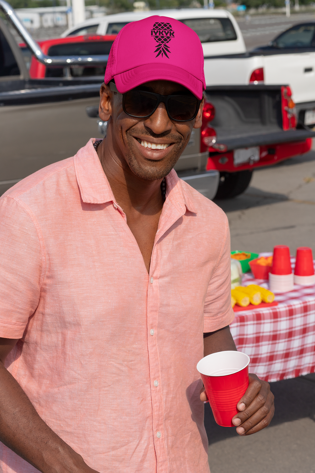 IYKYK Classic Dad Cap - Stylish Pineapple Design