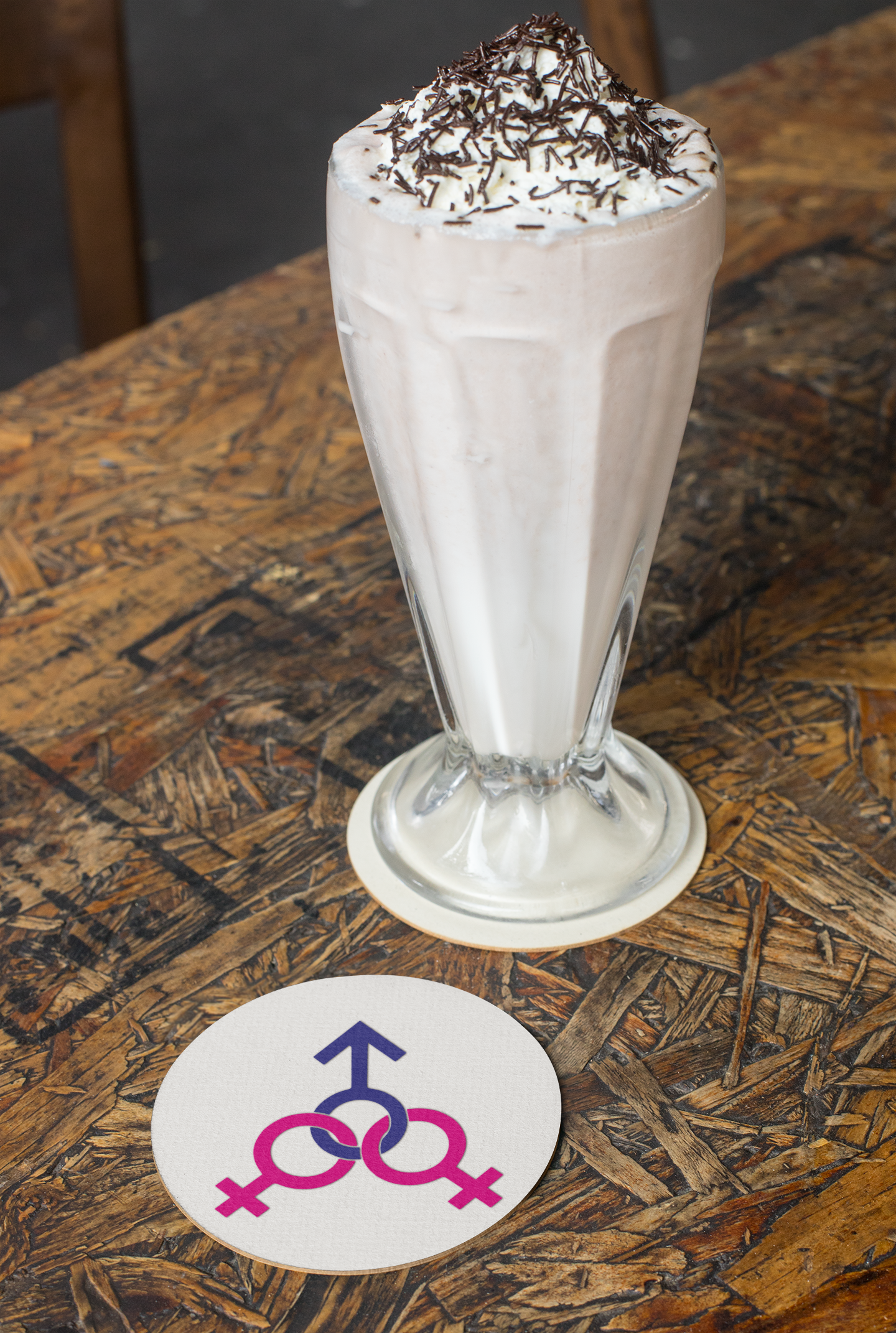 Coasters - Female, Female, and Male Threesome Set