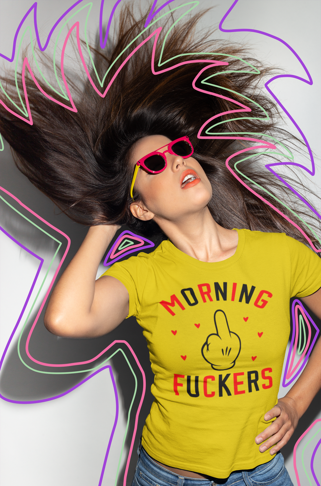 Funny Morning Graphic Tee - Unisex Jersey Short Sleeve Shirt