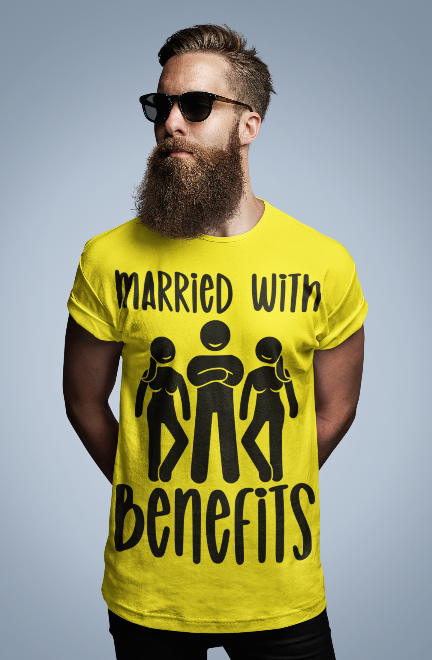Funny Married with Benefits Unisex Tee - Casual Gift for Newlyweds