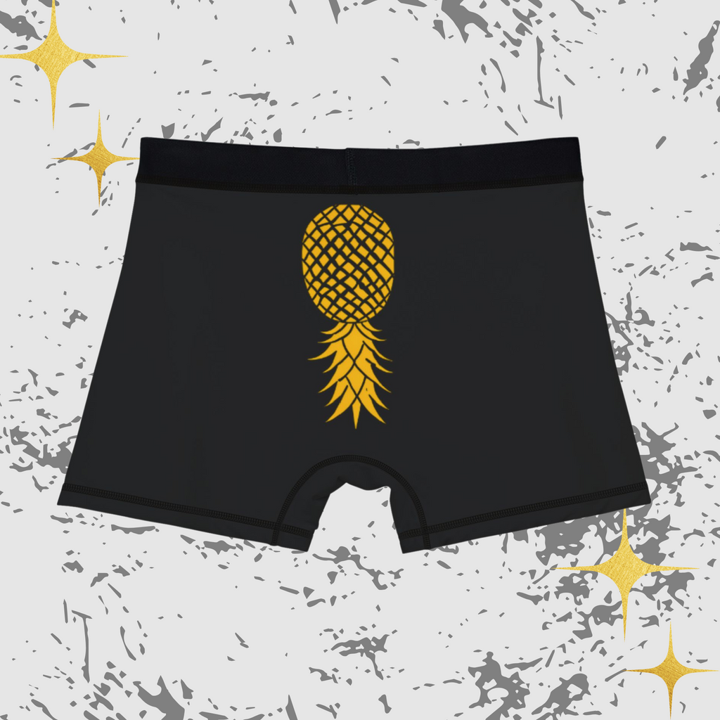 Fun Men's Boxers with Touch Here Design for Everyday Comfort