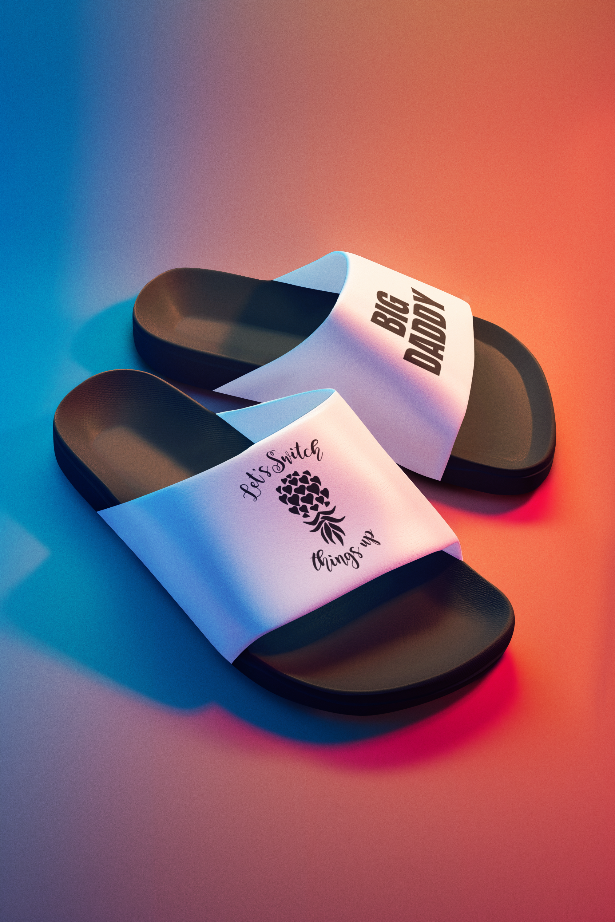 Funny Big Daddy Sandals - Men's Removable-Strap Slide Sandals