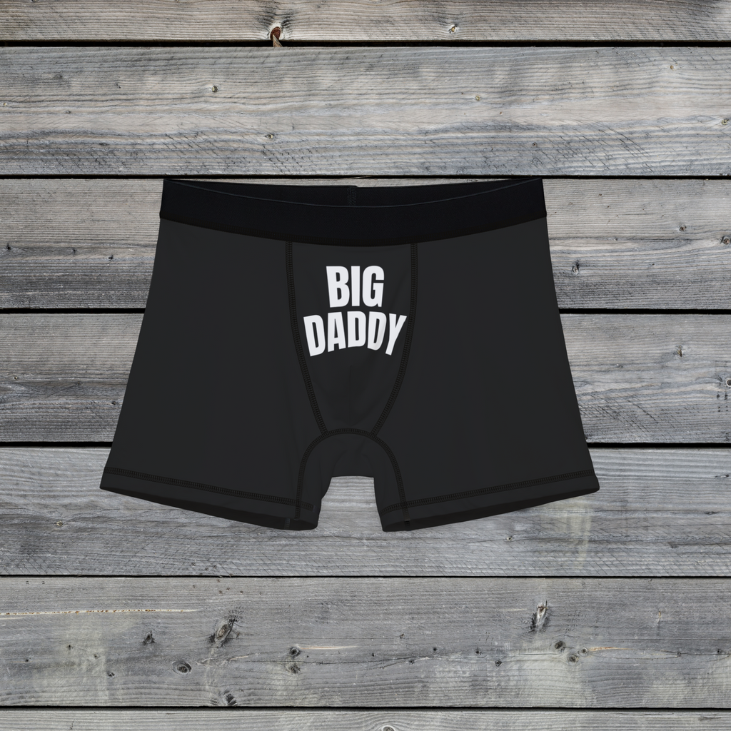Fun Graphic Men's Boxers - 'Big Daddy' & Pineapple Design