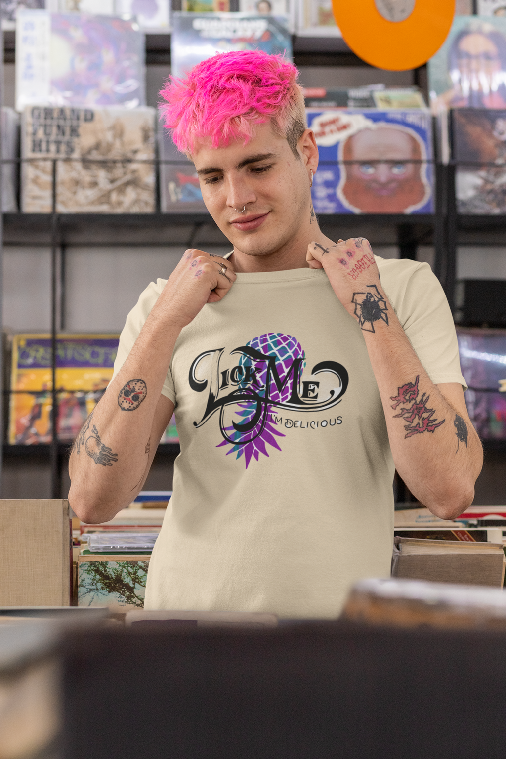 Delicious Vibes Unisex Tee | Fun Graphic Shirt for Music Lovers, Casual Wear, Gift for Friends, Summer Style, Festival Fashion