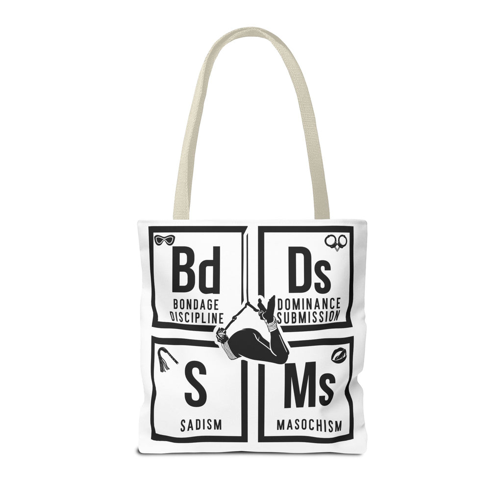 BDSM Elements Tote Bag - Stylish and Edgy Carryall for Fans of Kink Culture