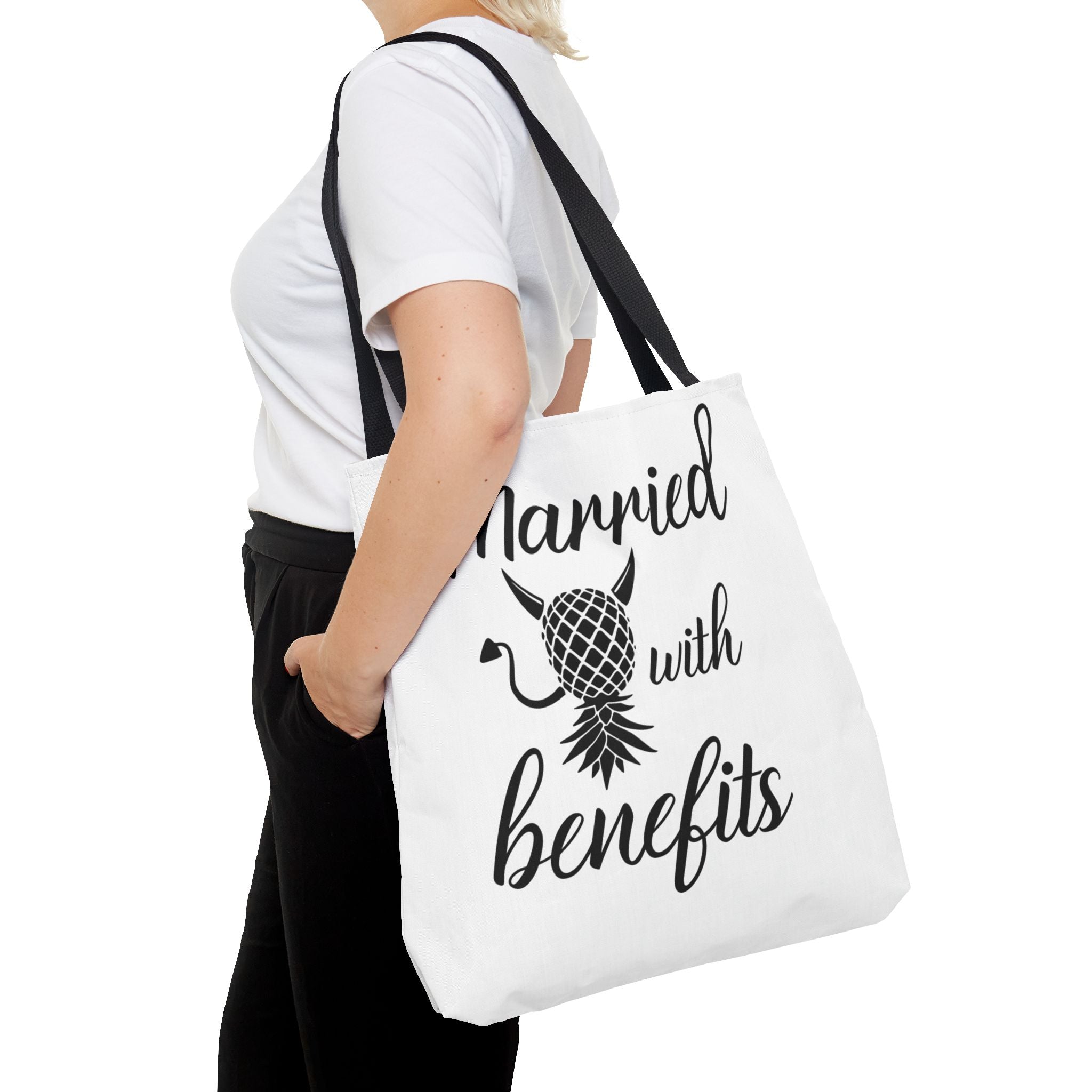 Married with Benefits Tote Bag – Fun & Playful Gift for Couples
