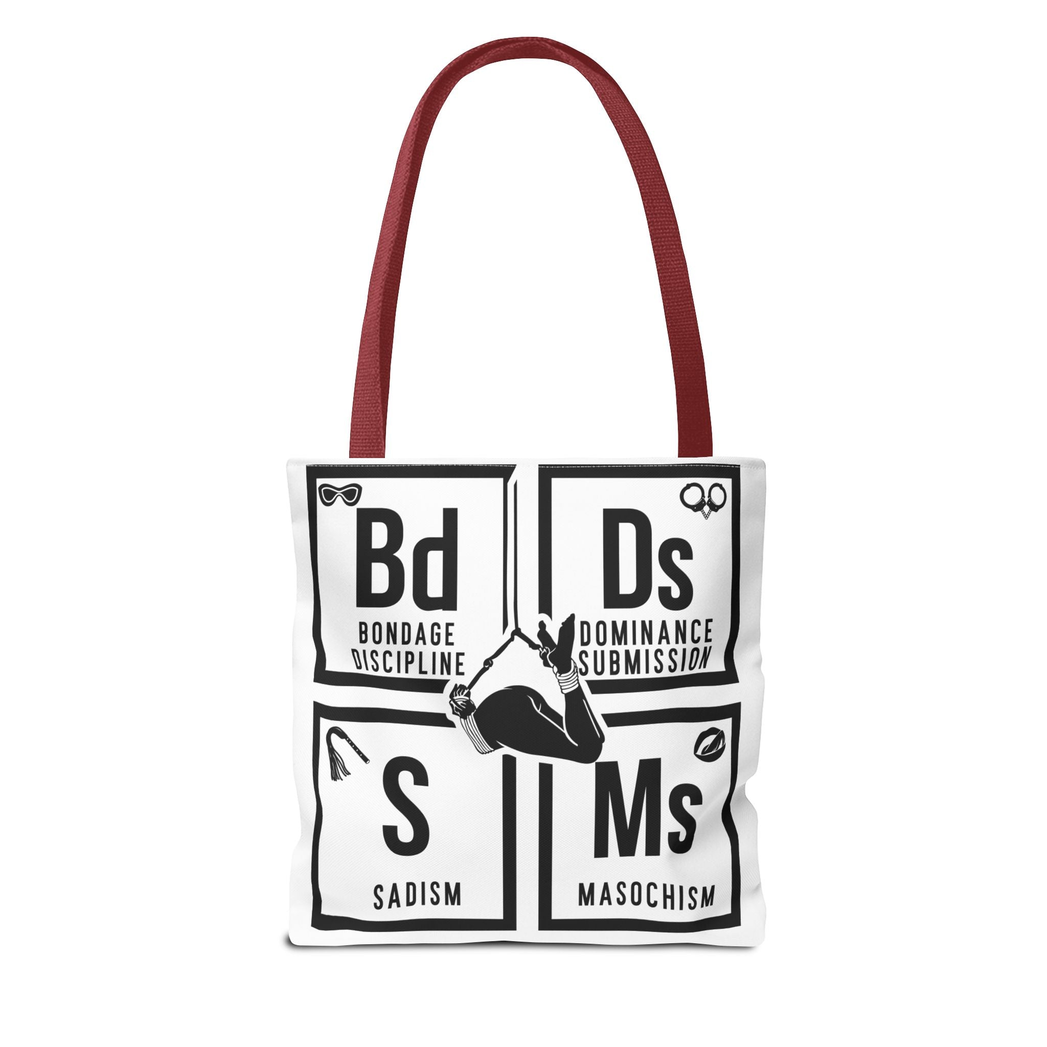 BDSM Elements Tote Bag - Stylish and Edgy Carryall for Fans of Kink Culture