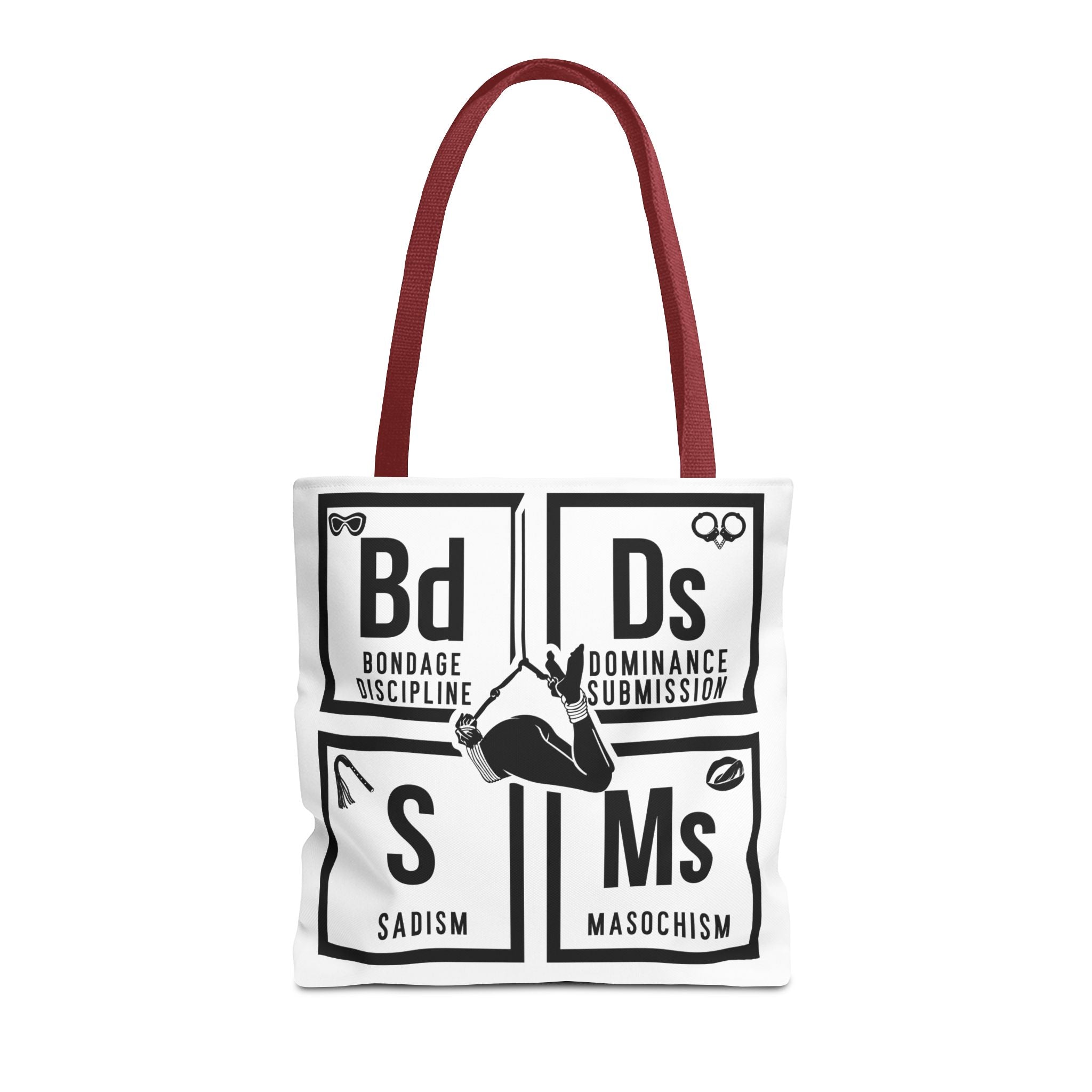BDSM Elements Tote Bag - Stylish and Edgy Carryall for Fans of Kink Culture