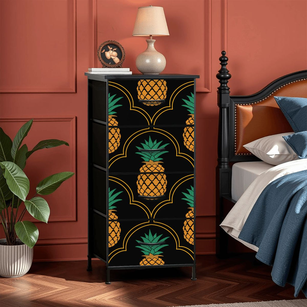 Fancy Upside-Down Pineapple 4-Drawer Dresser