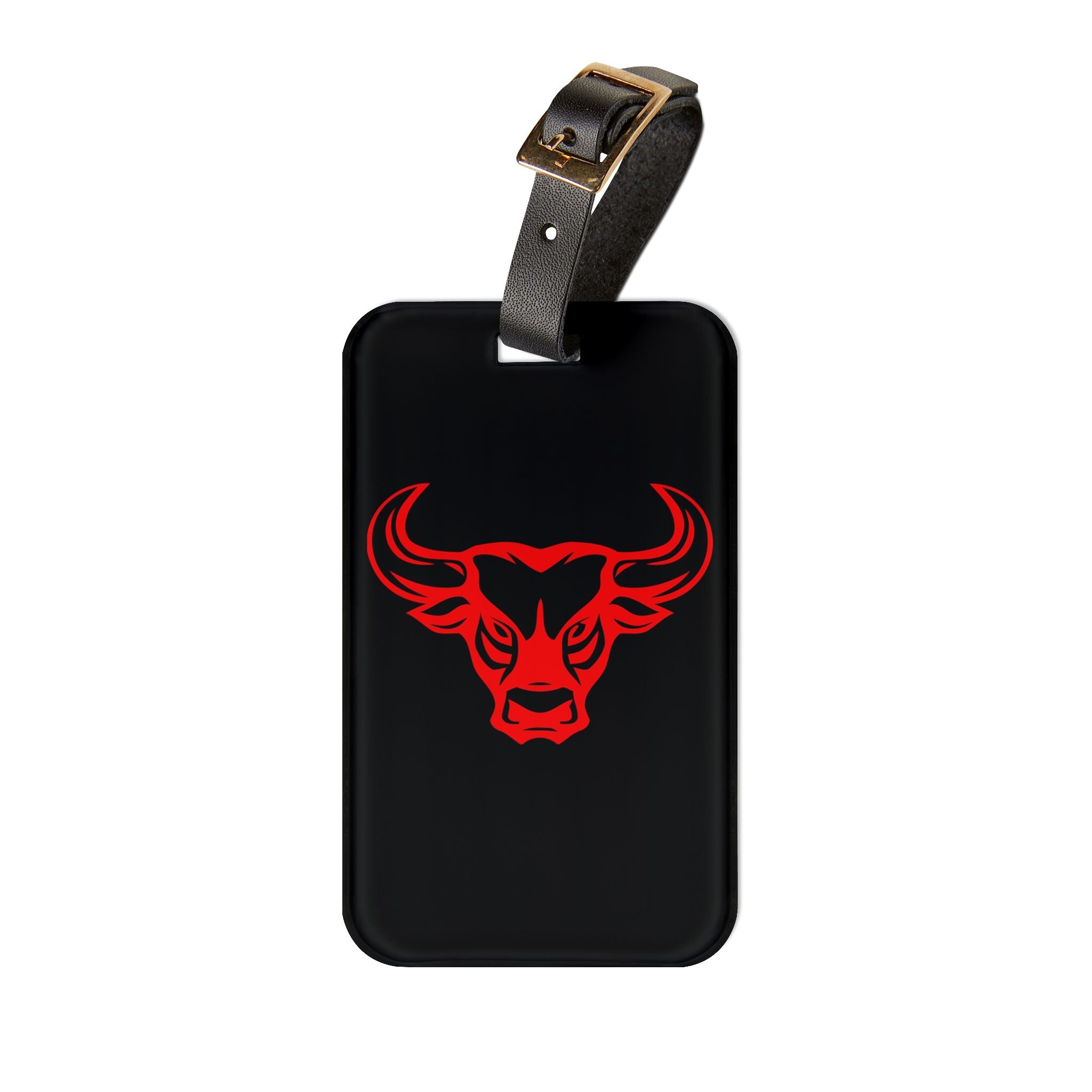 Bold Bull Luggage Tag - Stylish Travel Accessory for Adventurers
