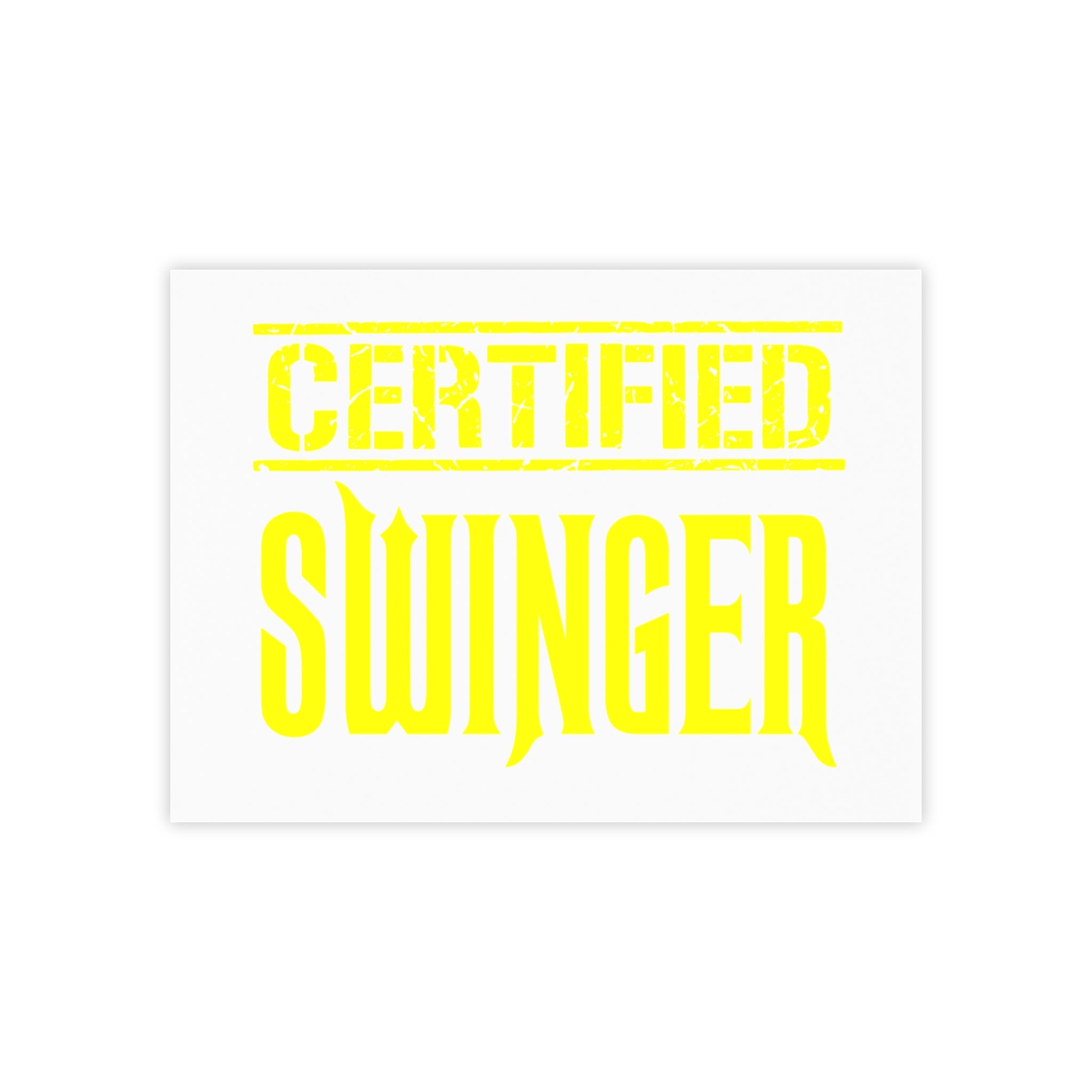 Certified Swinger Post-it® Note Pads
