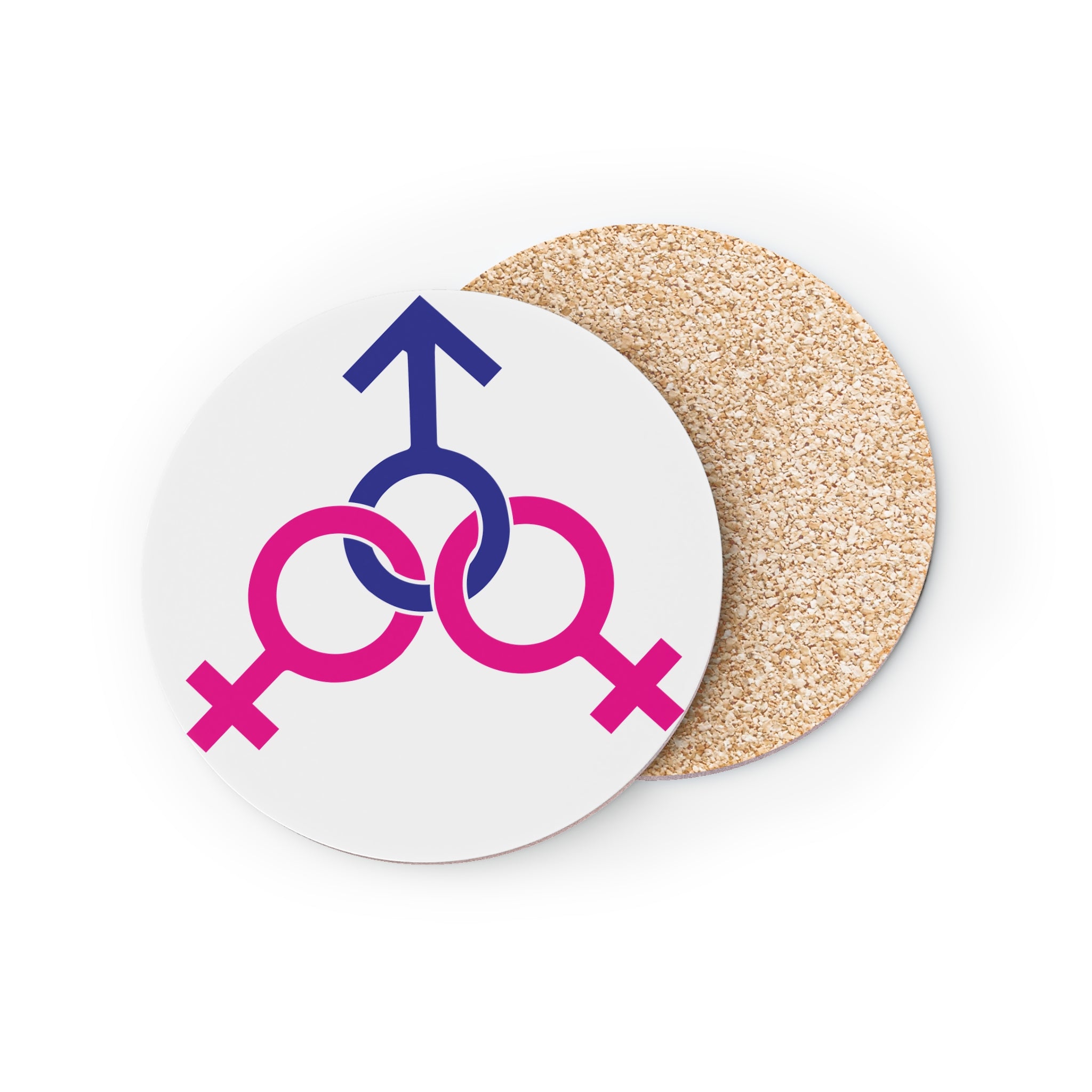 Coasters - Female, Female, and Male Threesome Set