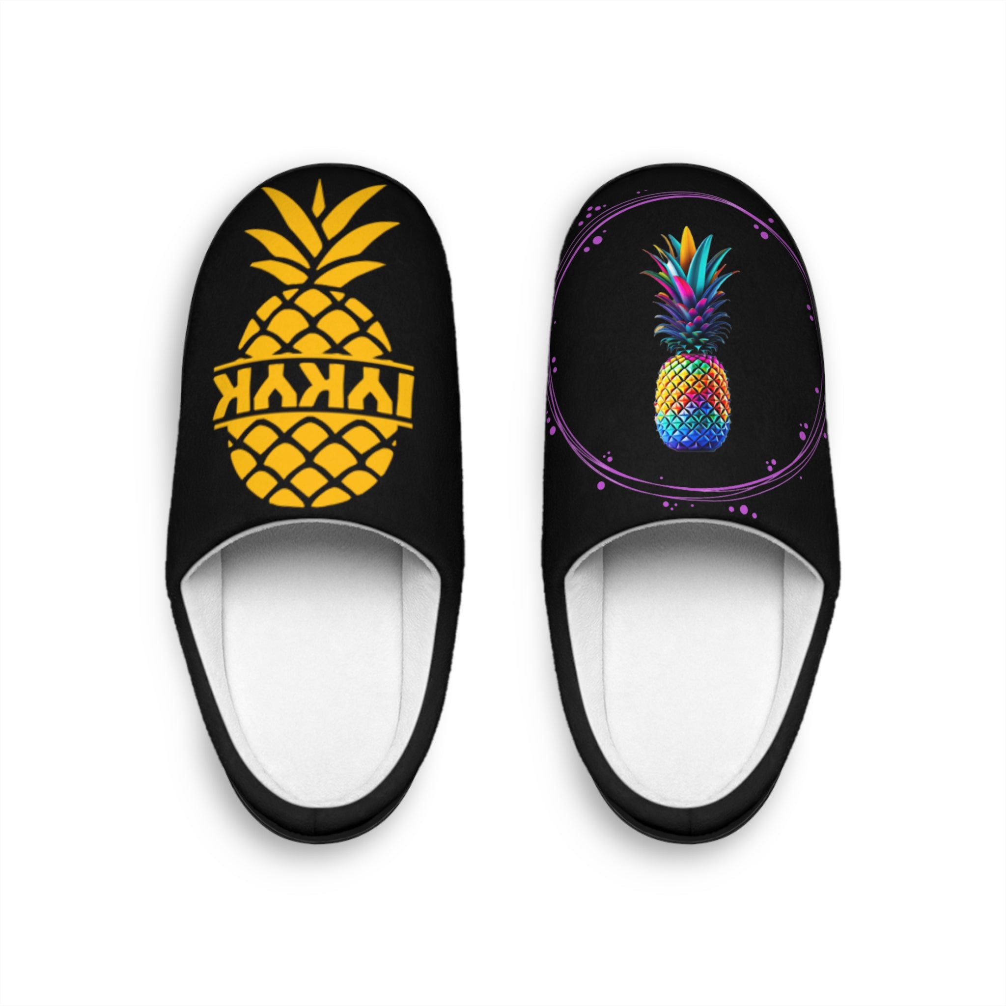 Cozy Pineapple Indoor Slippers for Women - Fun & Stylish Home Footwear