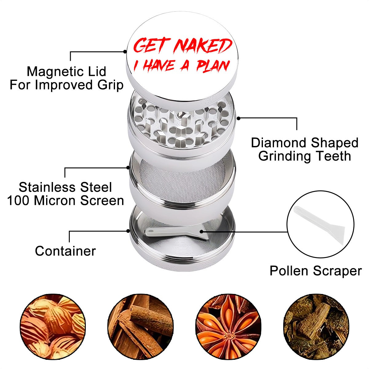 Get Naked Herb Grinder