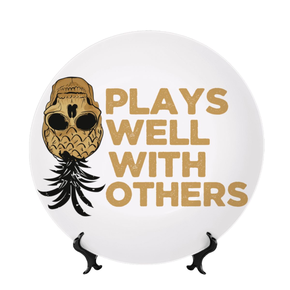Plays Well With Others Decorative Plate