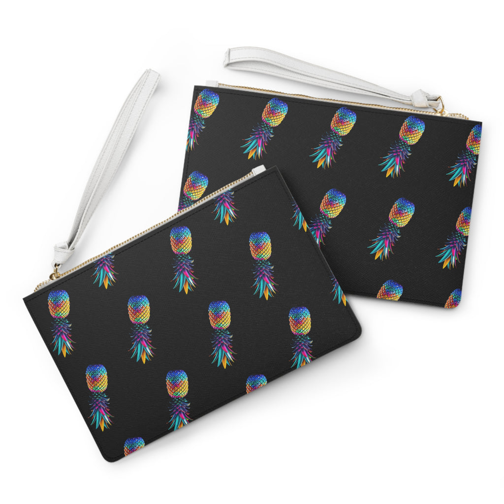 Multicolored Pineapple Clutch Bag - Stylish Evening Accessory