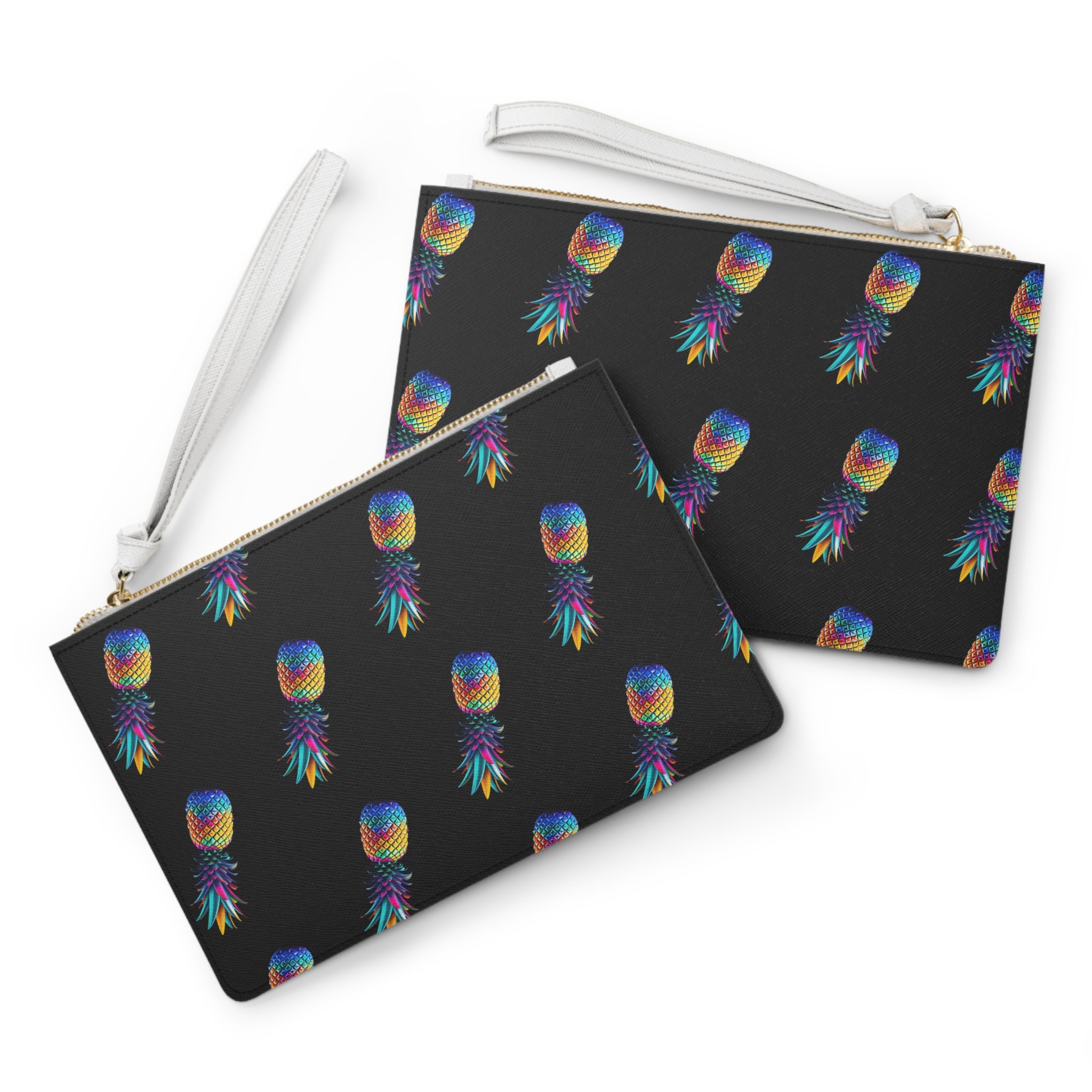 Multicolored Pineapple Clutch Bag - Stylish Evening Accessory
