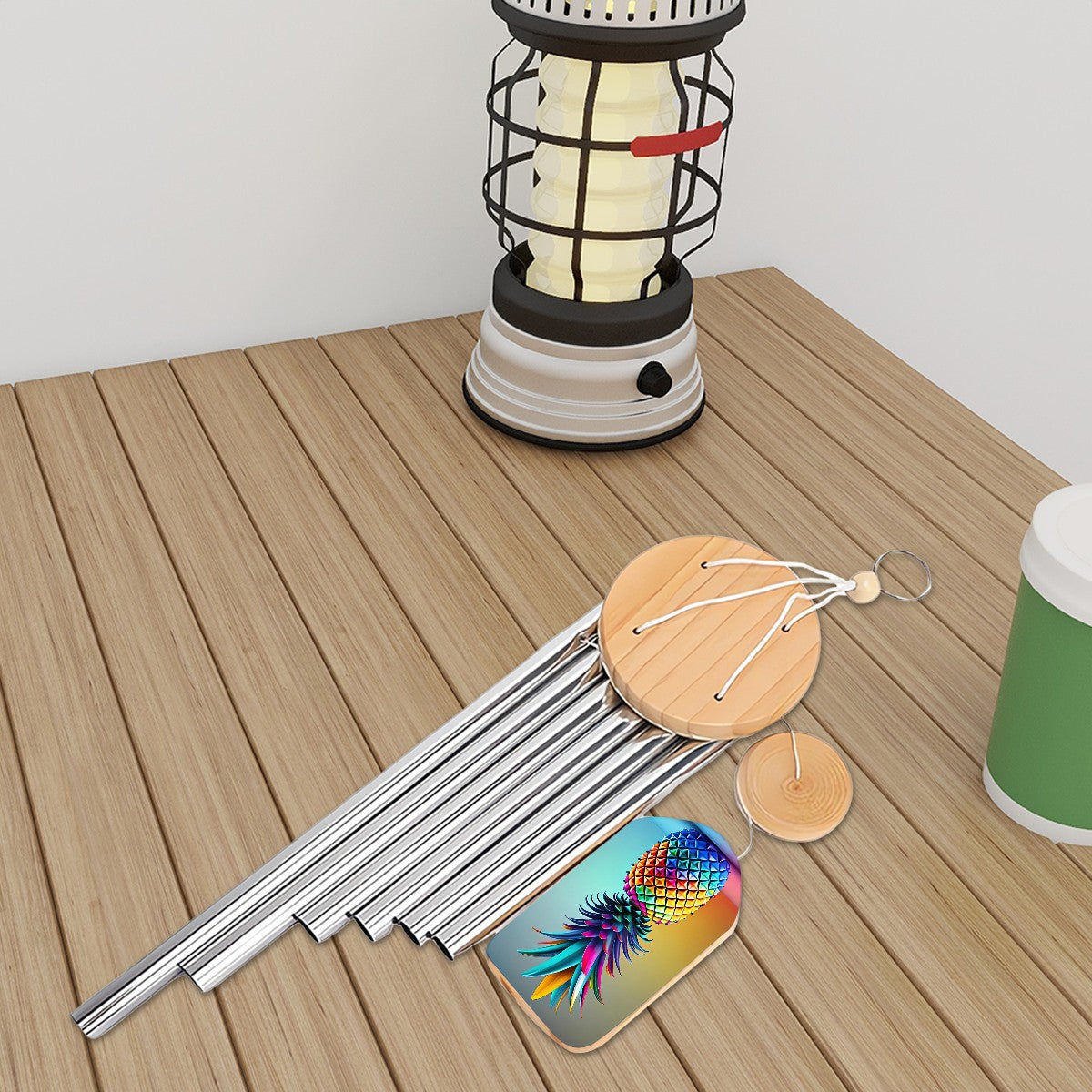 Colorful Pineapple Wind Chime