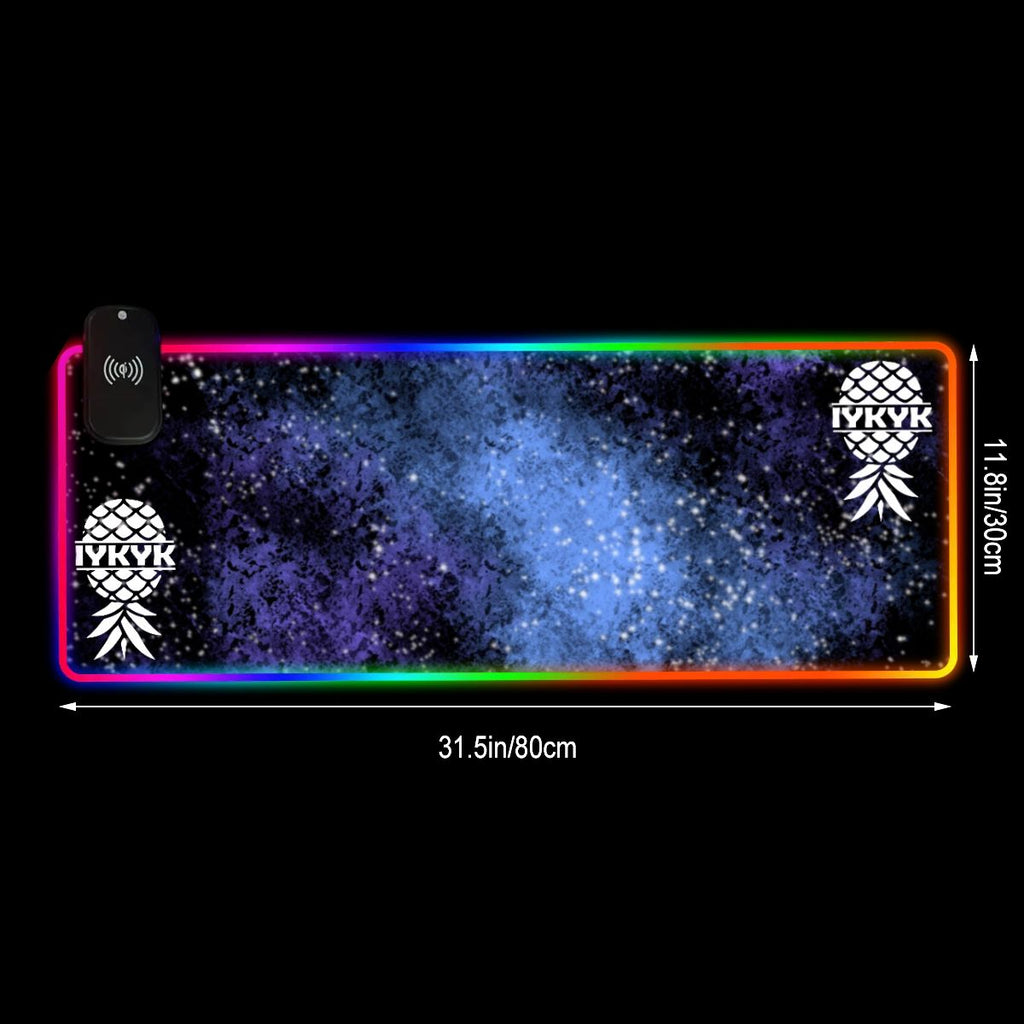 IYKTYK Pineapple Wireless Charging RGB Mouse Pad (8:3)