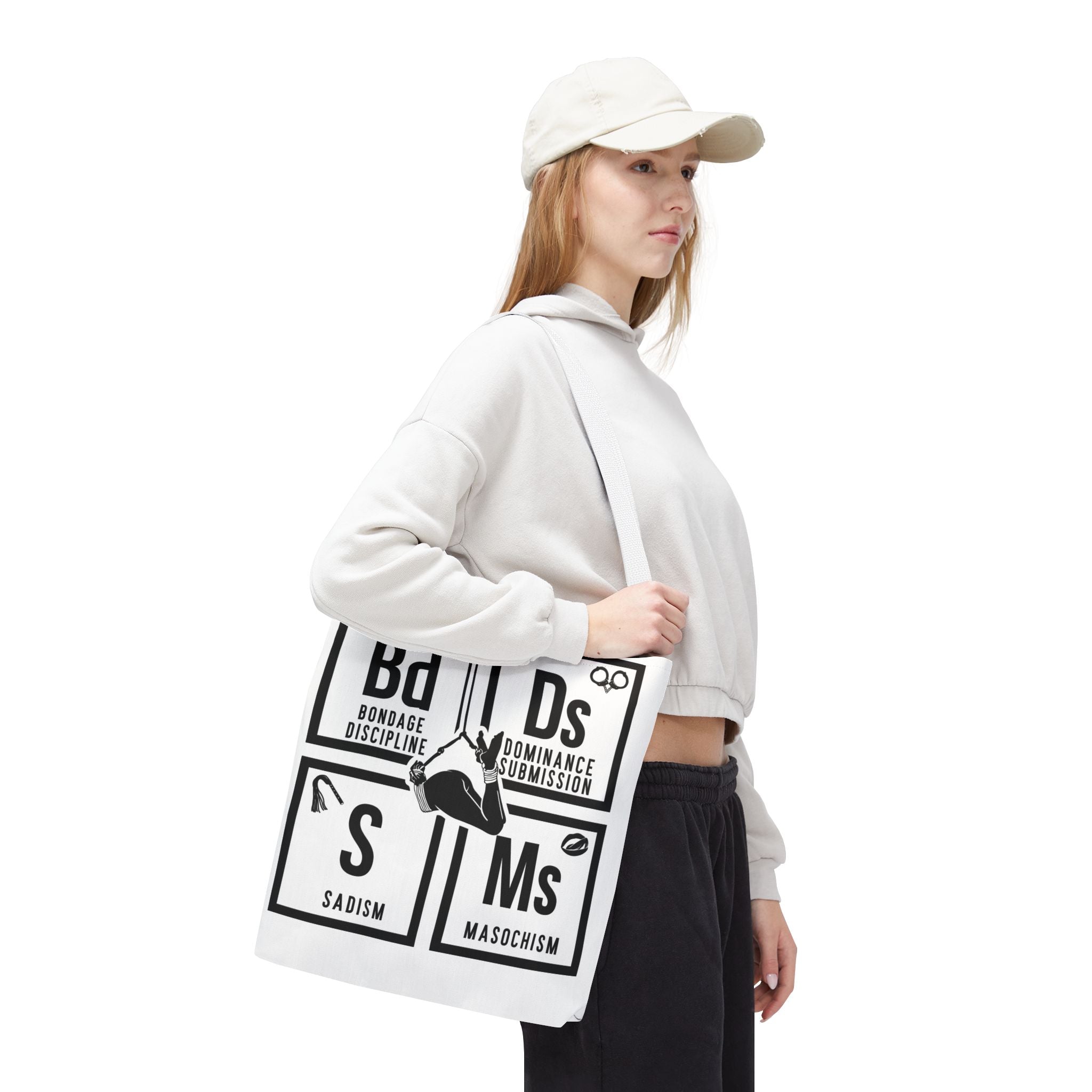 BDSM Elements Tote Bag - Stylish and Edgy Carryall for Fans of Kink Culture