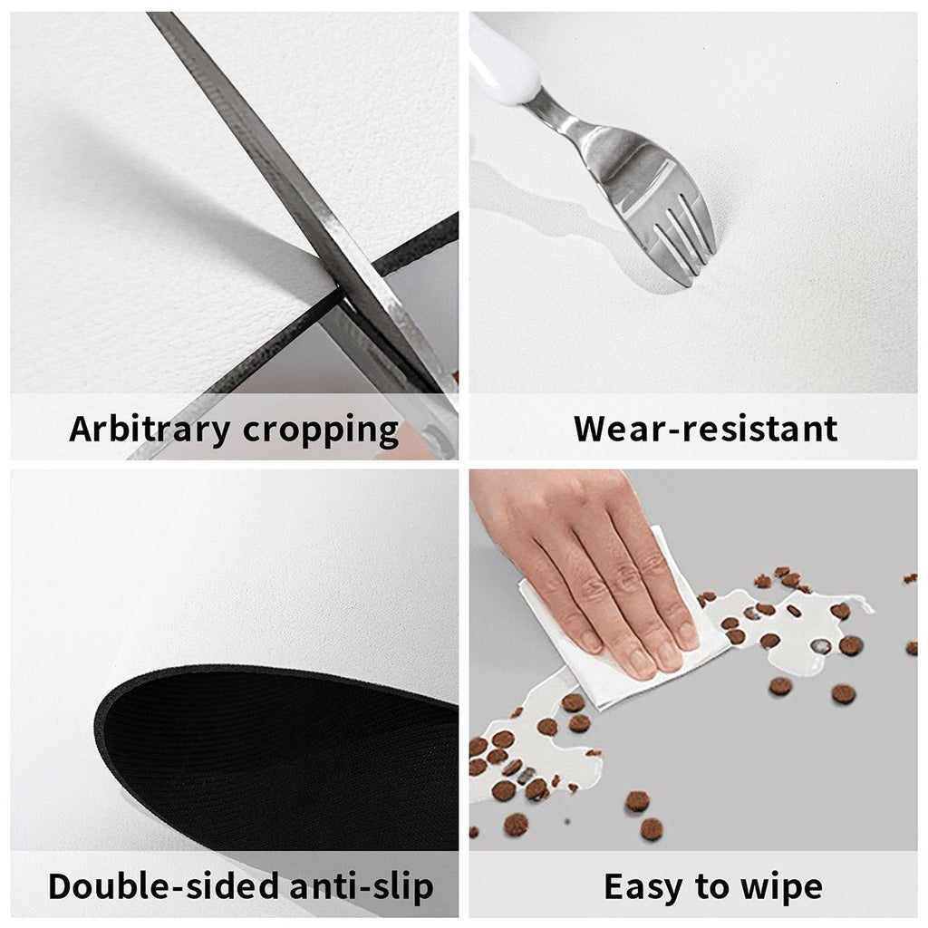 Swinger Inspired Leather Waterproof Dog Food Mat