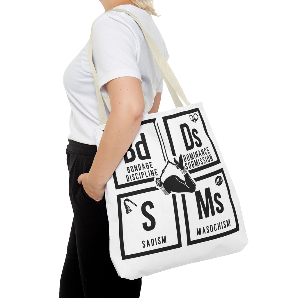BDSM Elements Tote Bag - Stylish and Edgy Carryall for Fans of Kink Culture