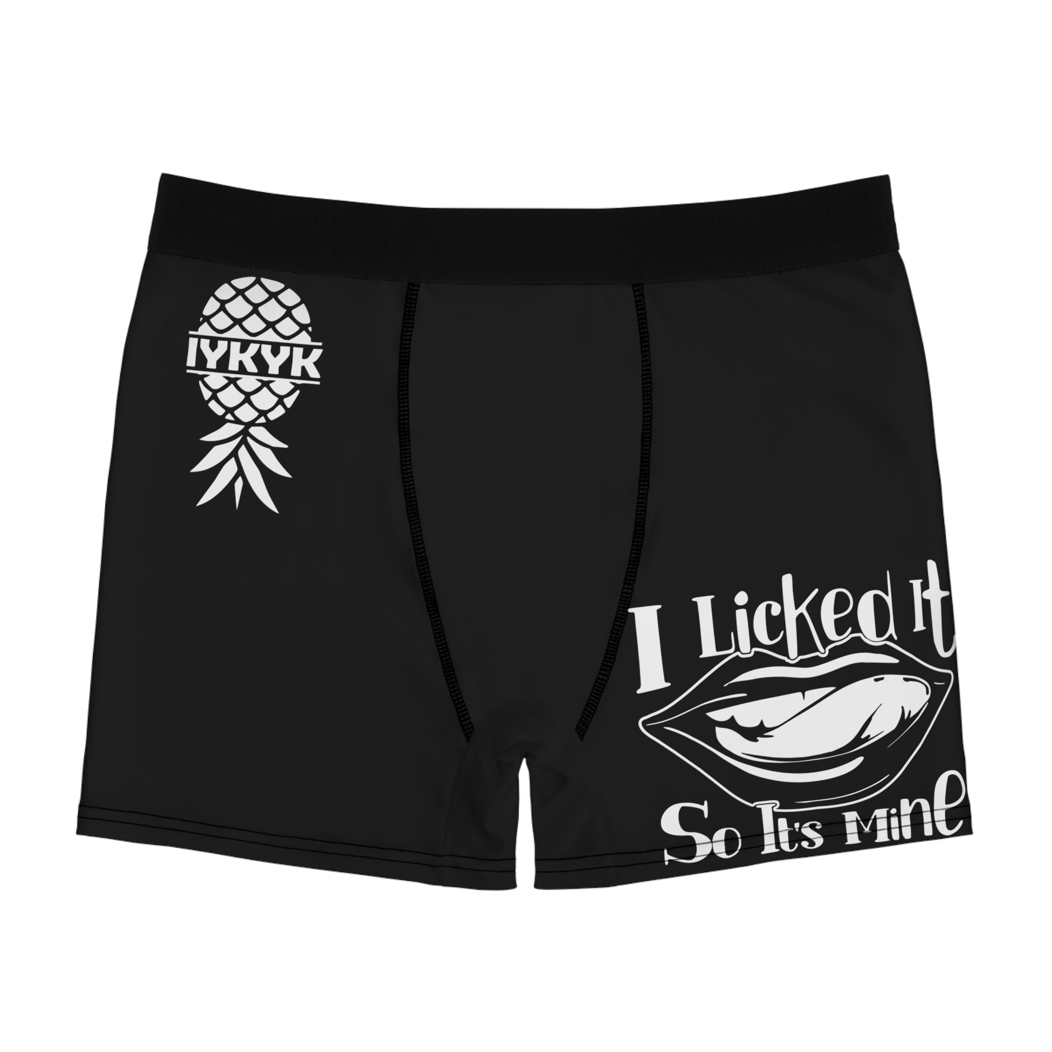 Funny Men's Boxer Briefs - 'I Licked It, So It's Mine'