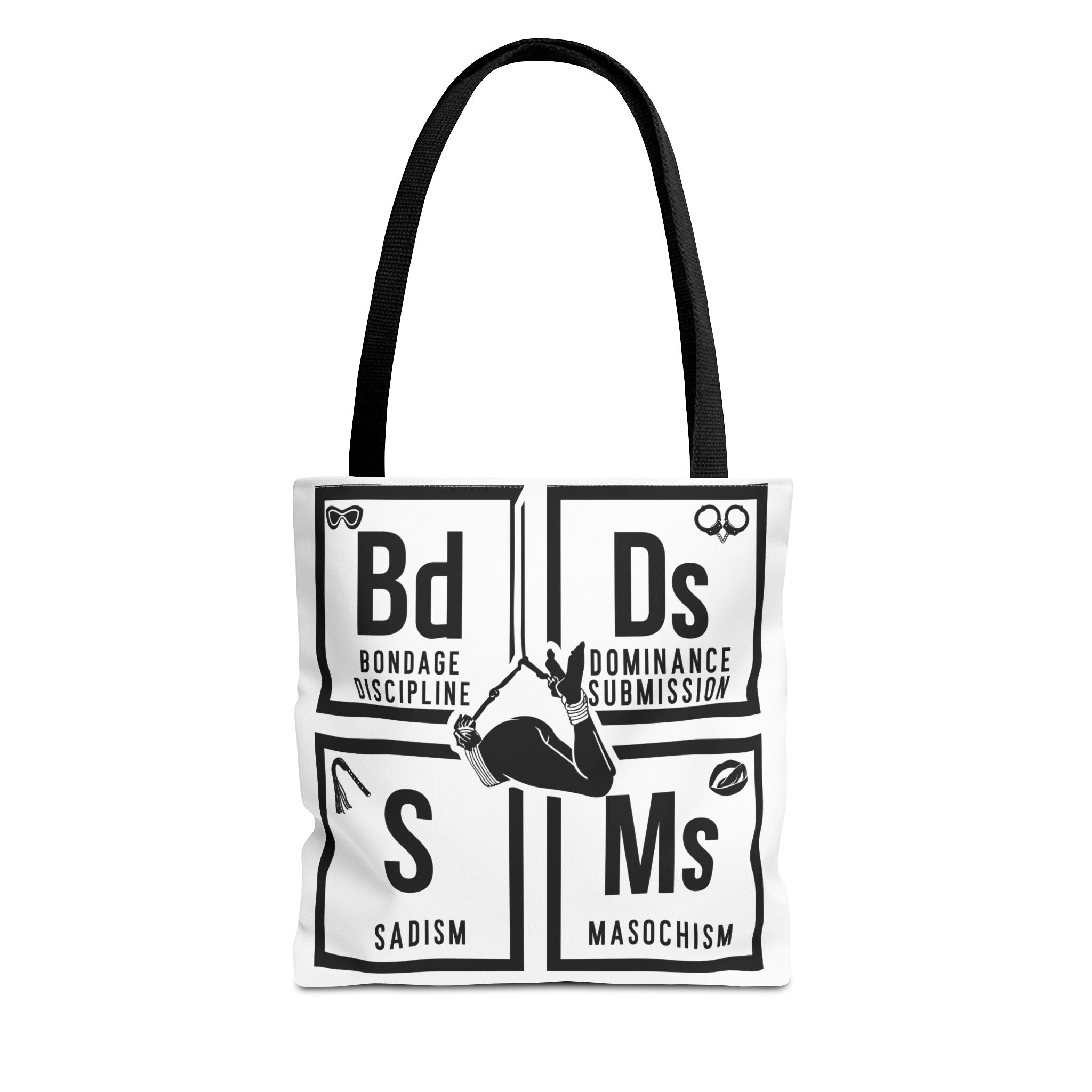BDSM Elements Tote Bag - Stylish and Edgy Carryall for Fans of Kink Culture