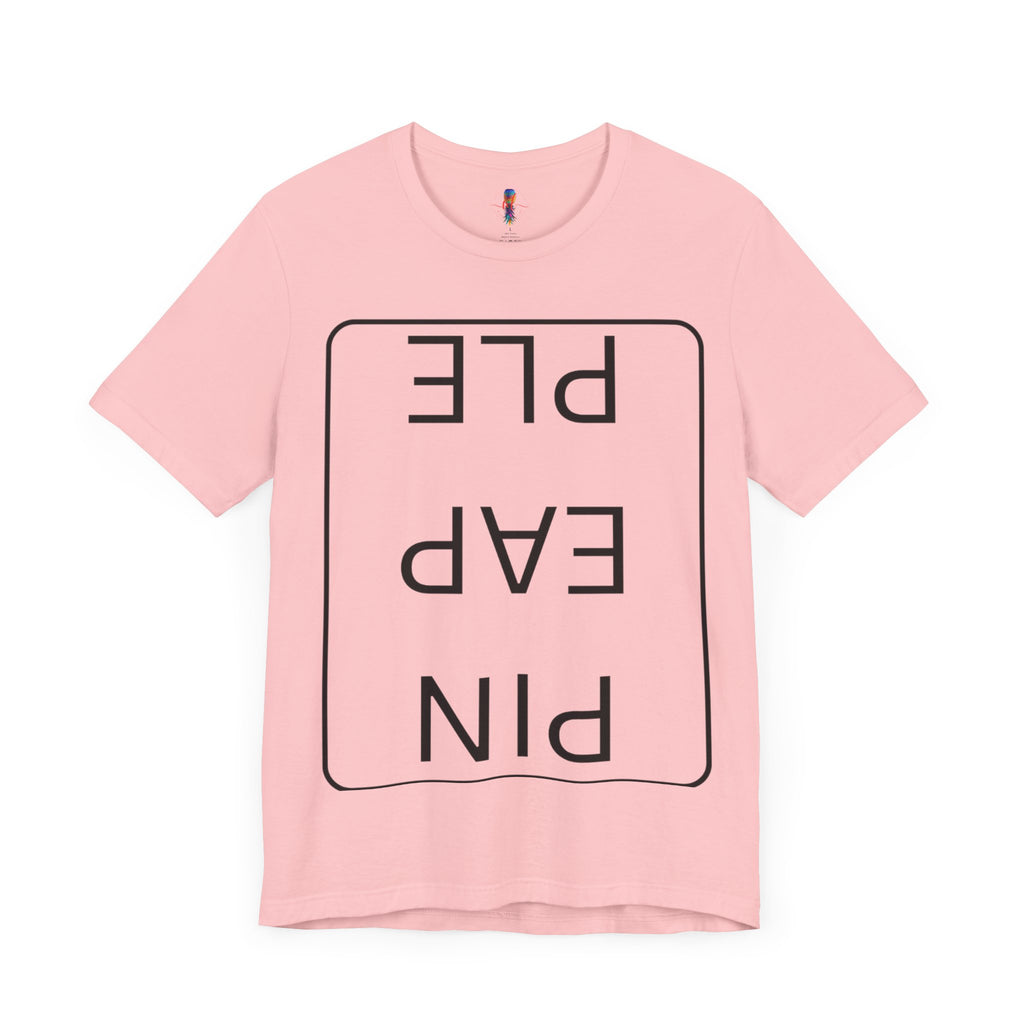 Funny Unisex Jersey Short Sleeve Tee - 'PIN EAP PLE' Design