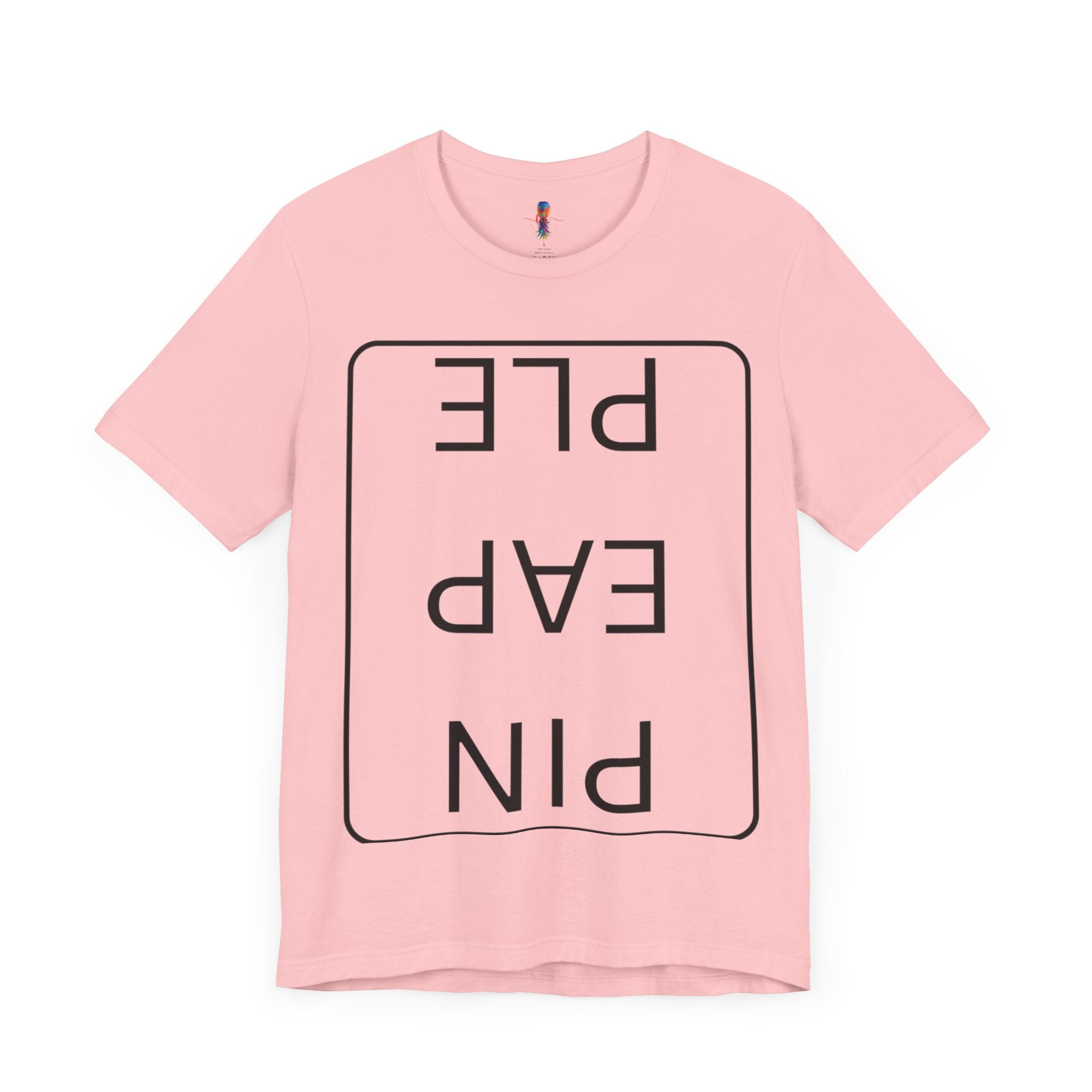 Funny Unisex Jersey Short Sleeve Tee - 'PIN EAP PLE' Design