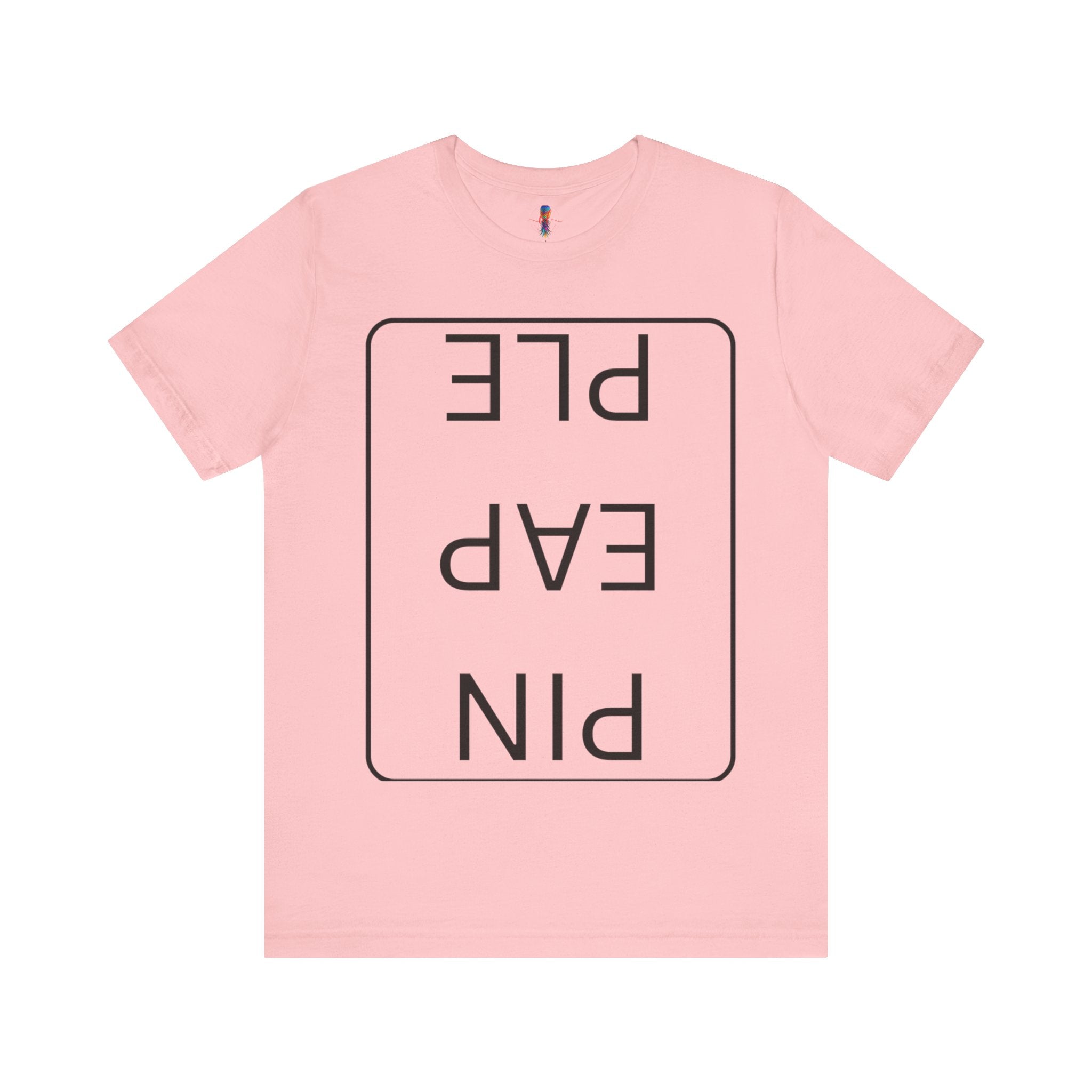 Funny Unisex Jersey Short Sleeve Tee - 'PIN EAP PLE' Design