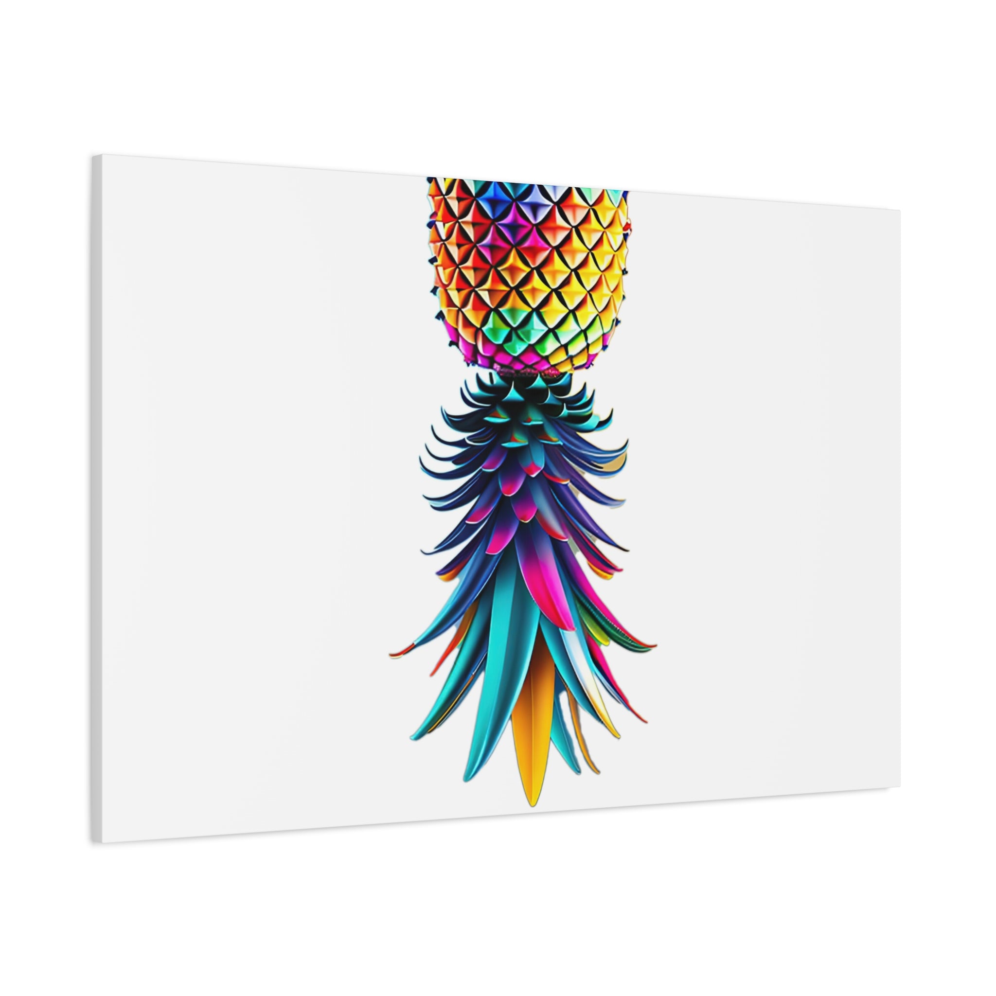 Canvas Print - Colorful Upside Down Pineapple