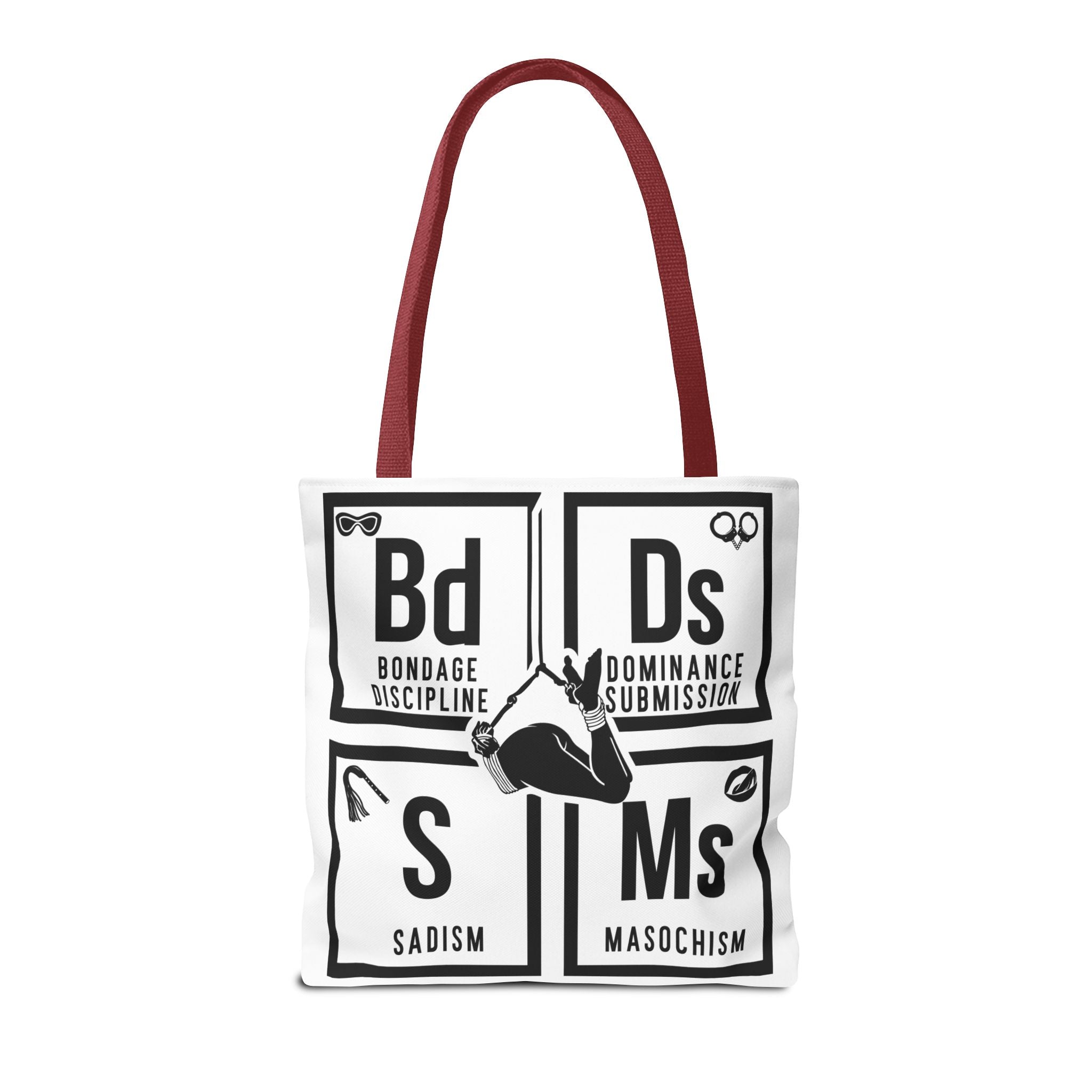 BDSM Elements Tote Bag - Stylish and Edgy Carryall for Fans of Kink Culture