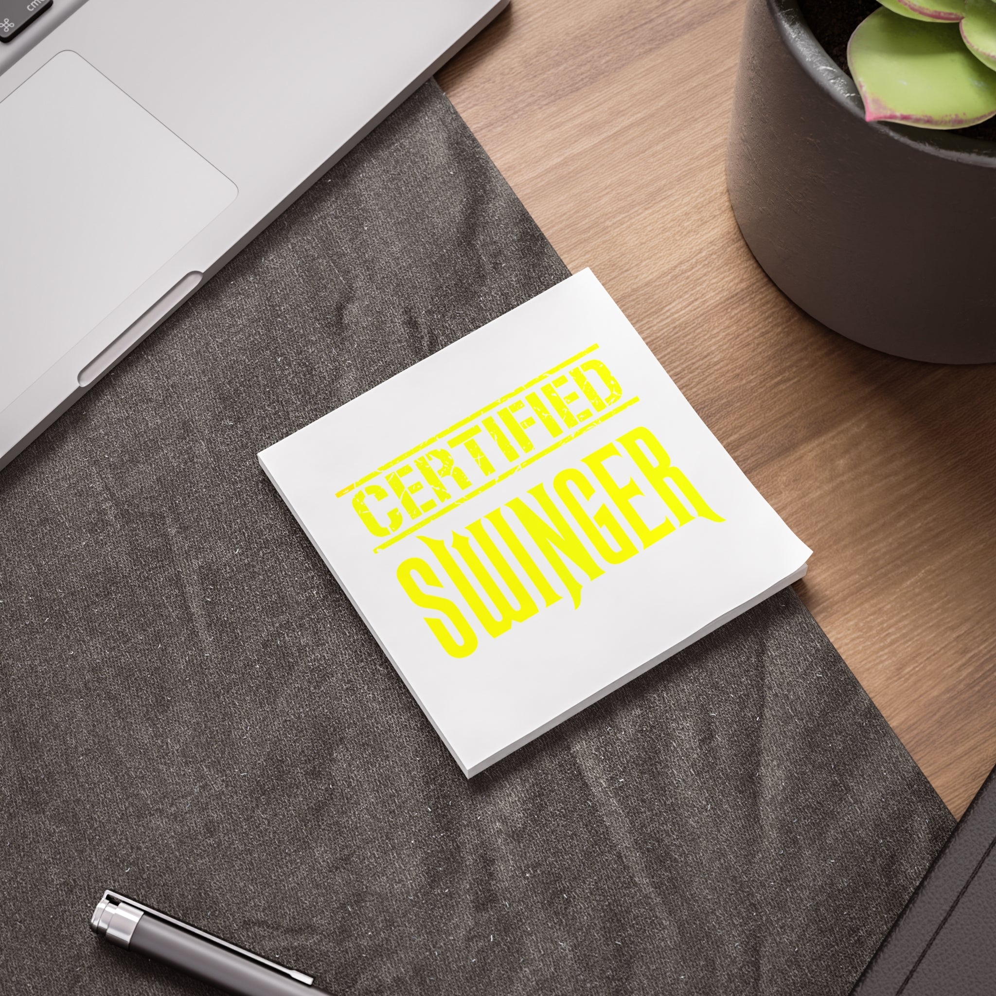 Certified Swinger Post-it® Note Pads